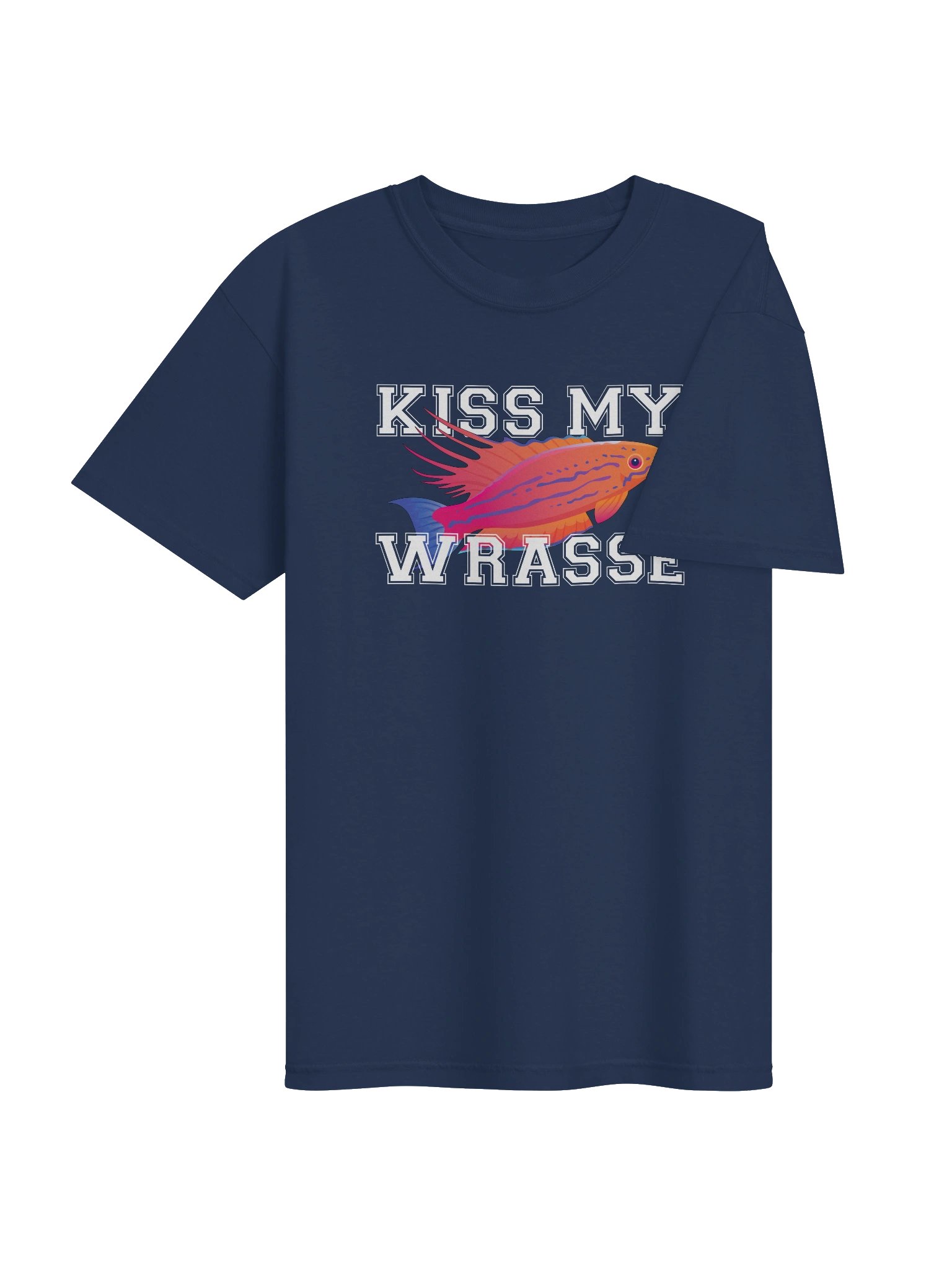 Kiss My Wrasse Fairy Wrasse Shirt – Funny Saltwater Reef Tank Aquarium Graphic Tee product image (8)