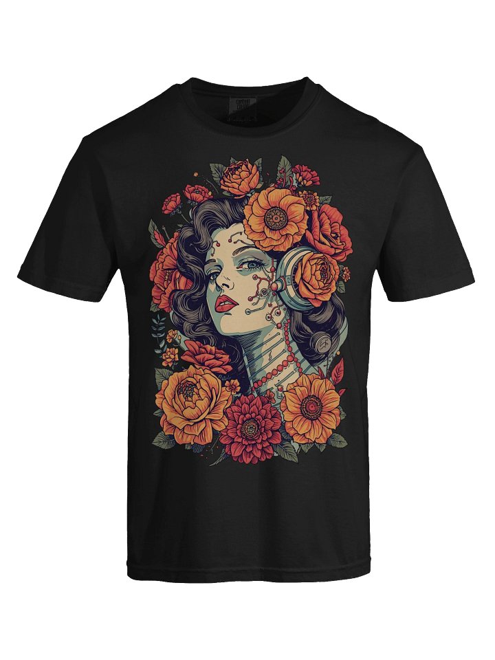Vintage Floral Muse Heavyweight Tee product image (2)