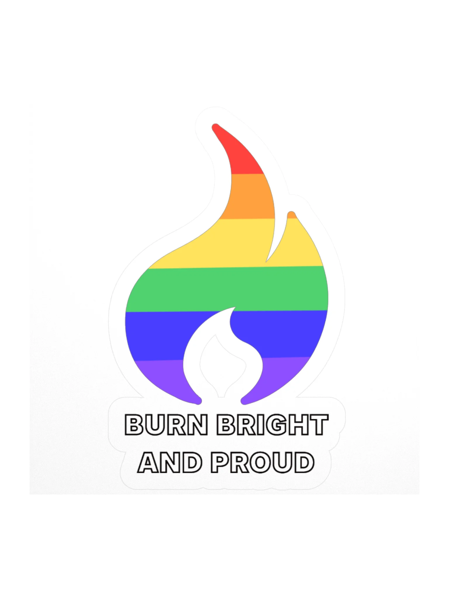 Pride Flame Sticker product image (1)
