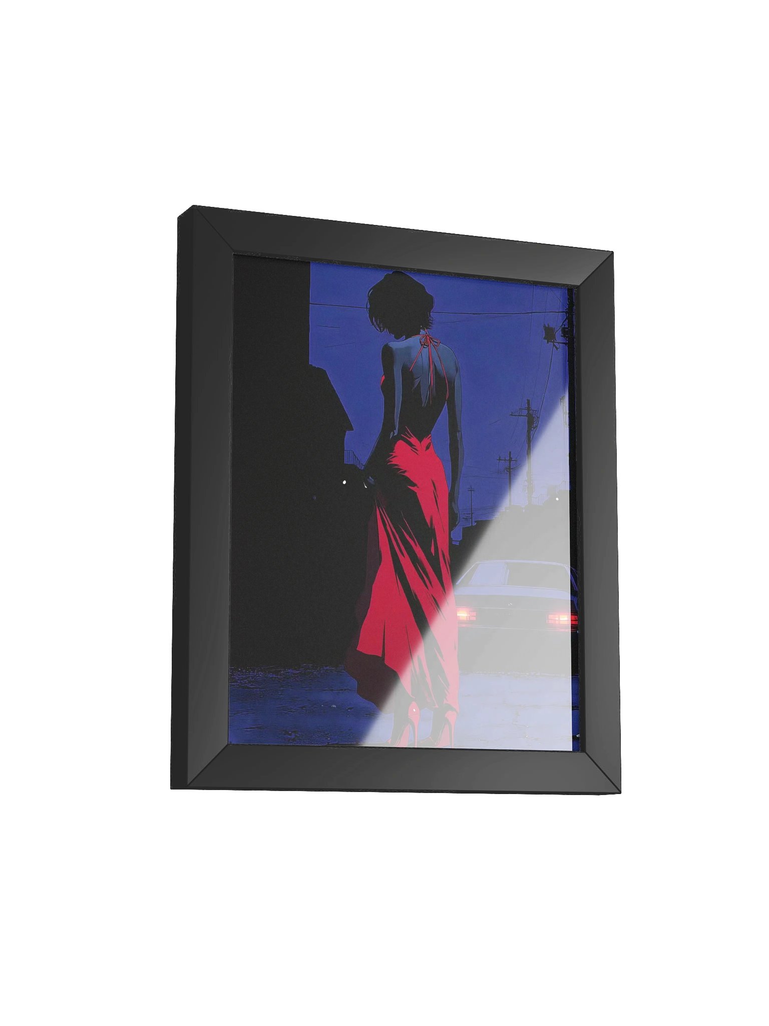Woman in Red Framed Matte Poster product image (2)