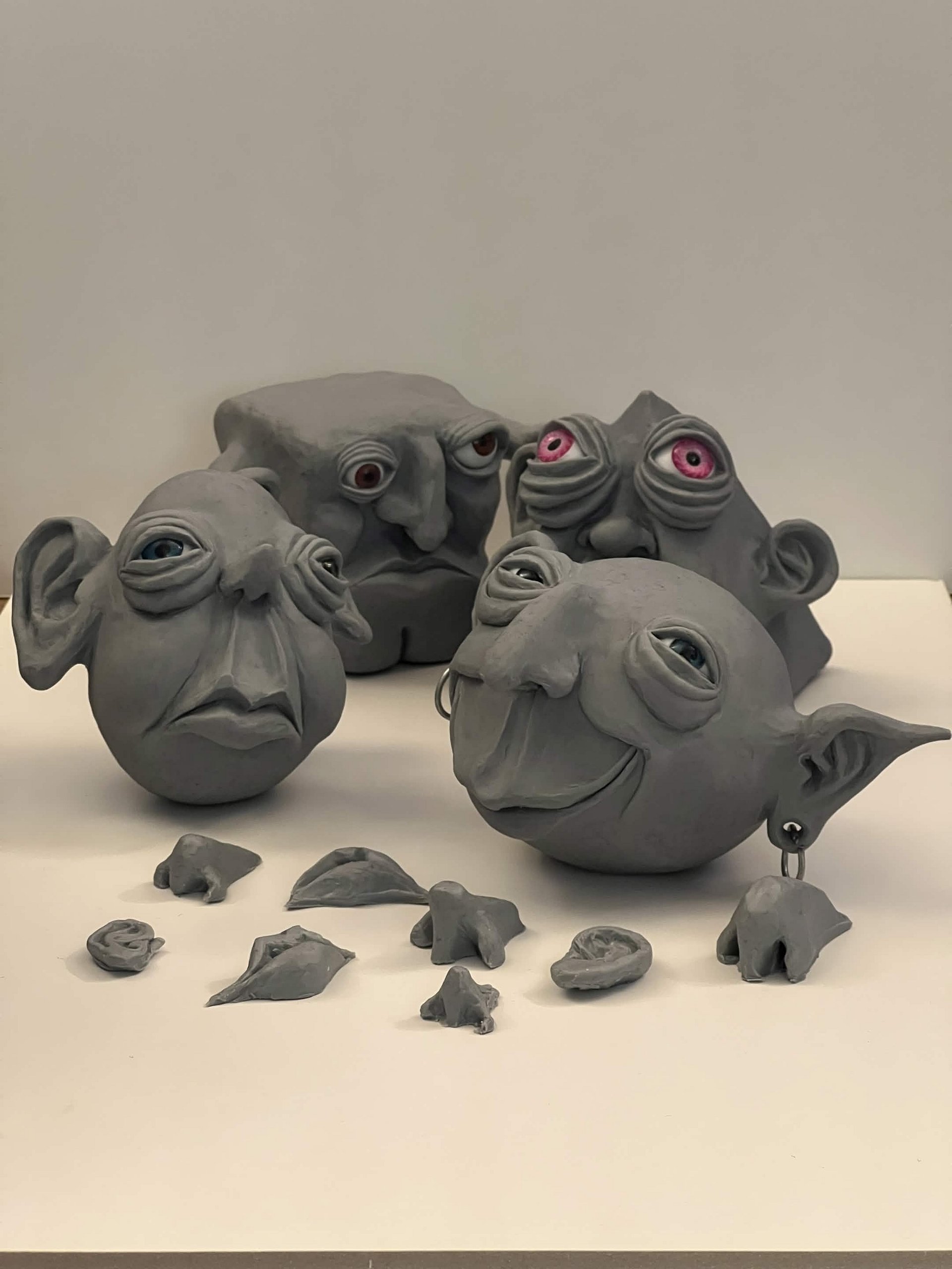 Random Shrunken Heads Sculpture product image (1)