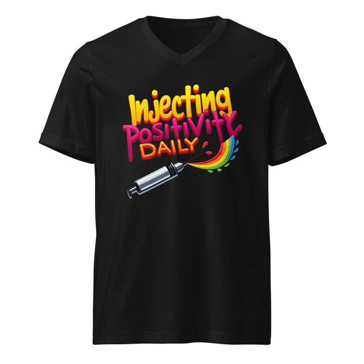Injecting Positivity Daily V-Neck Tee product image (1)
