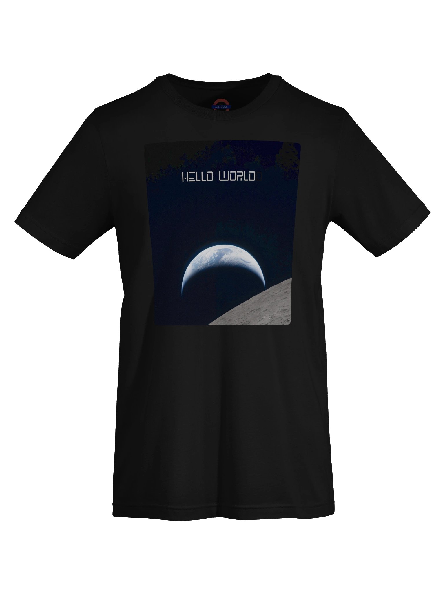 Hello World Earth Rising Above The Moon T Shirt product image (32)