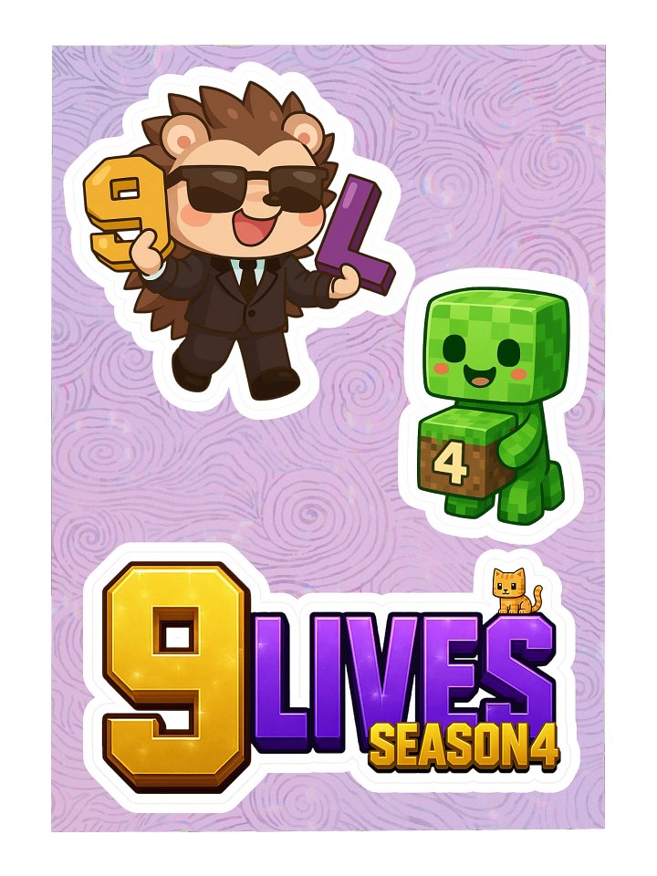 9LS4 SirHunt_ Sticker Sheet product image (1)