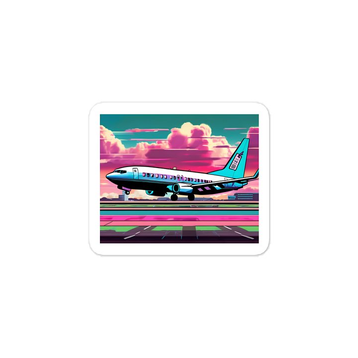 Retro Airliner Sticker product image (2)