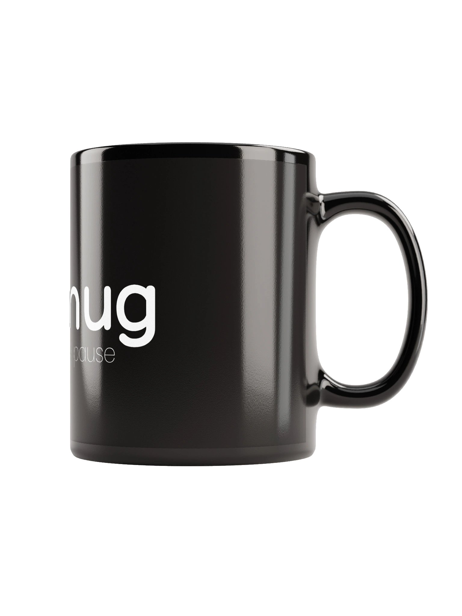 Black Glossy Mug - This Mug is Helping Me Pause product image (1)