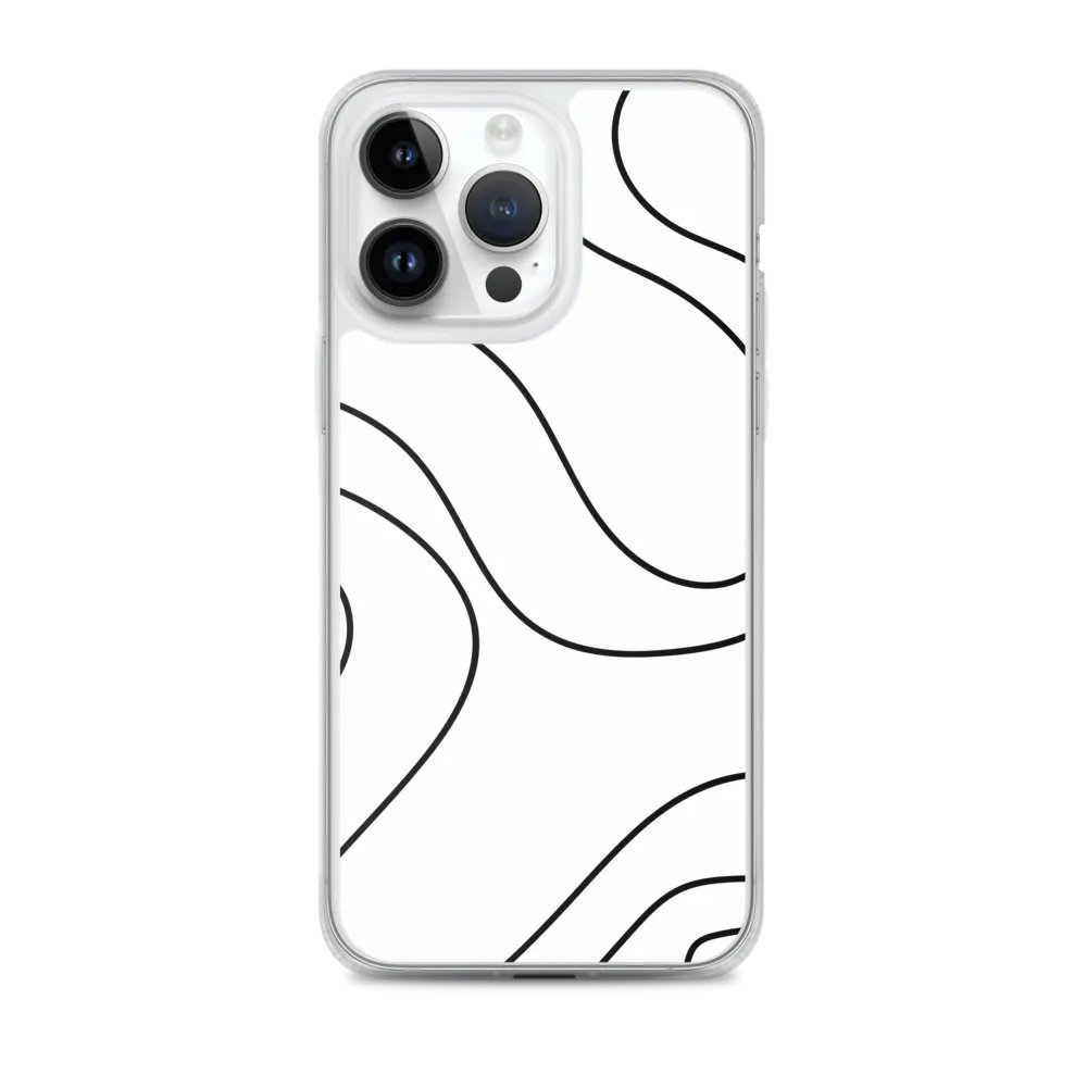 Flowing Lines MagSafe® Clear Case product image (2)