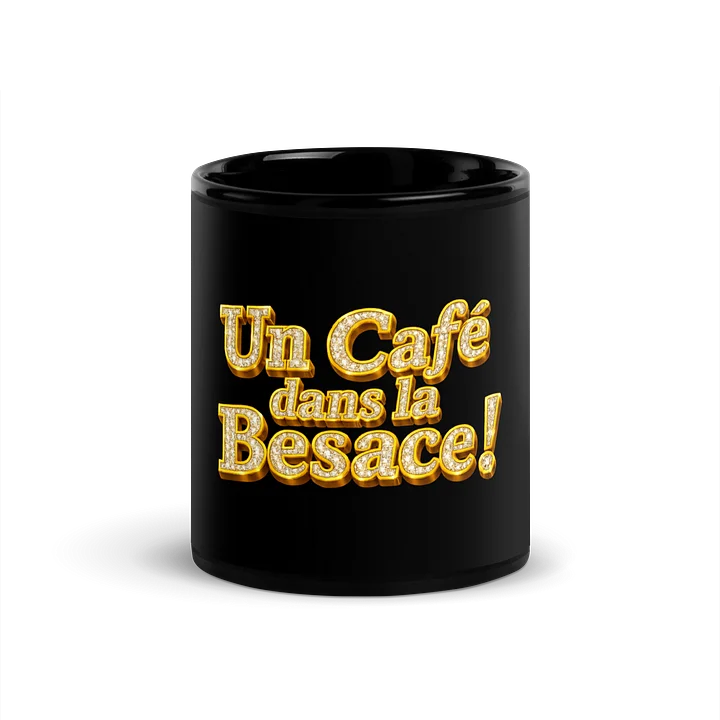 Mug noir « Un Café dans la Besace ! » product image (1)