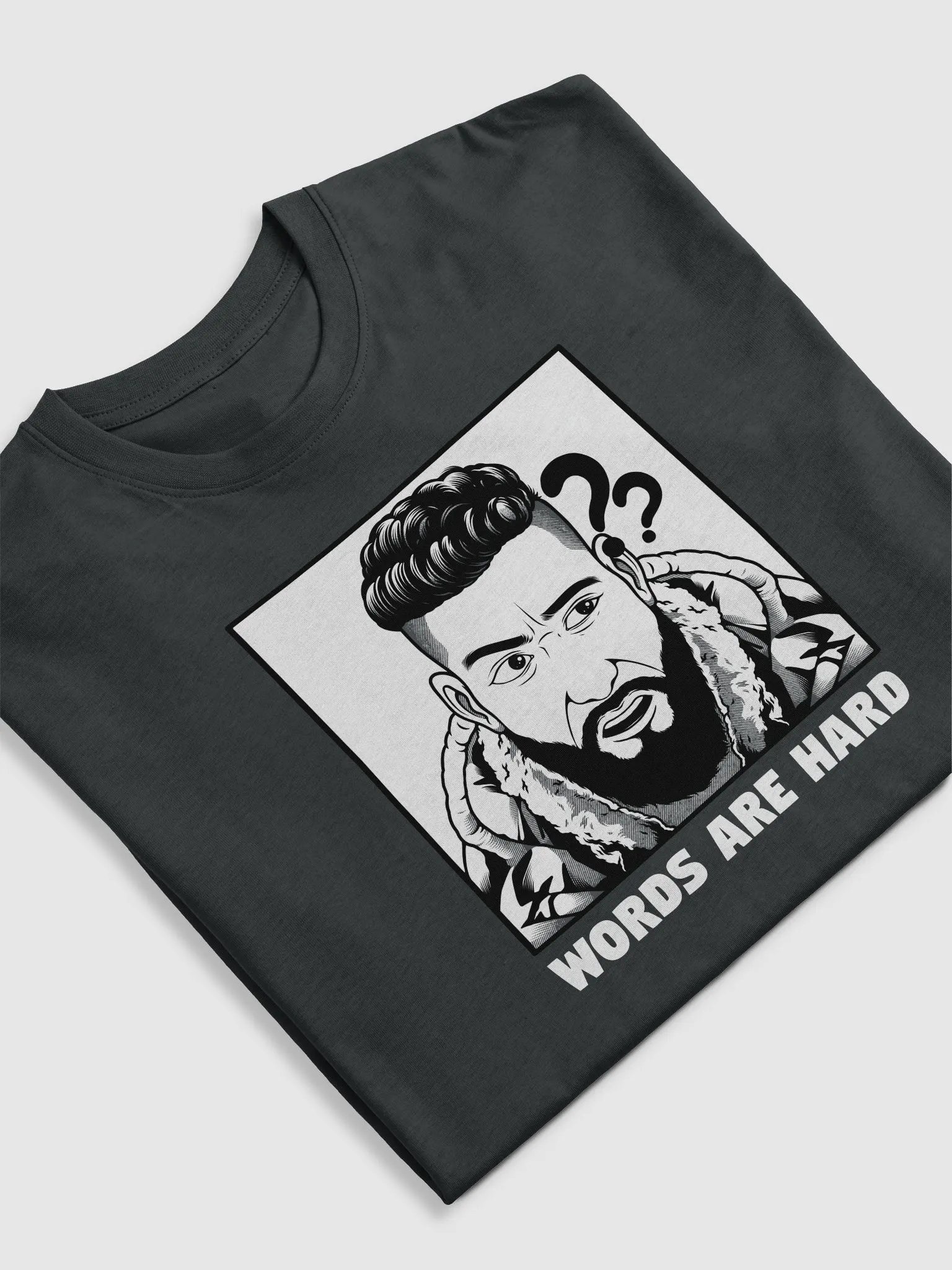 [Limited Edition] 'Words are hard' Heavy Tee (Front Design) product image (5)
