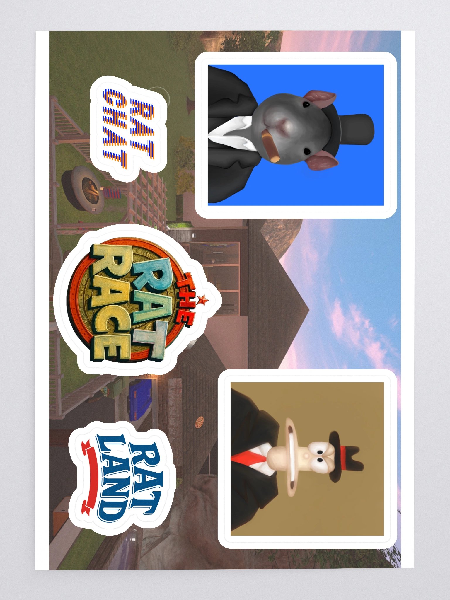 RAT LAND STICKER SHEET 2 product image (3)