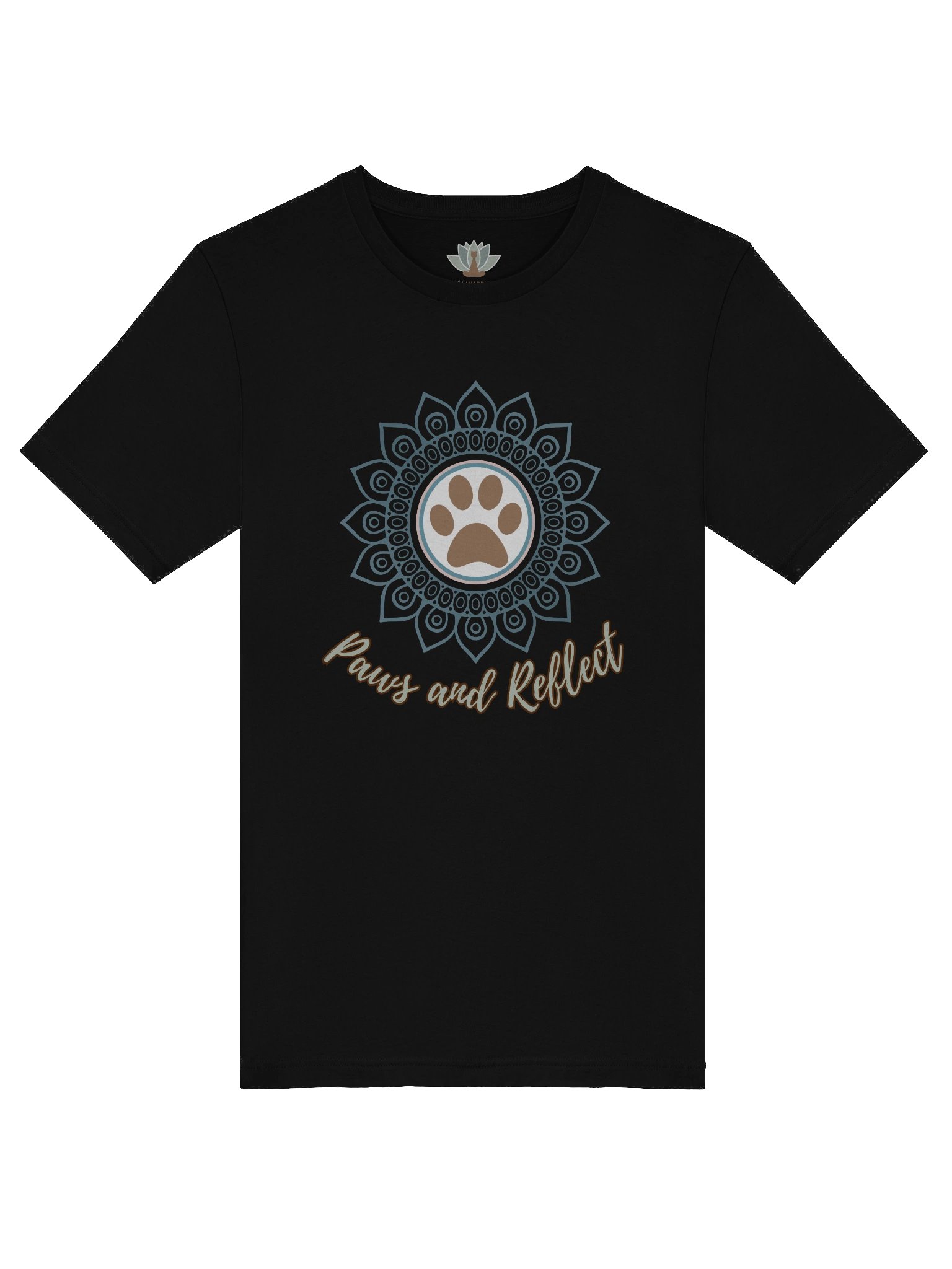 Paws and Reflect Mandala Paw Print Tee product image (5)