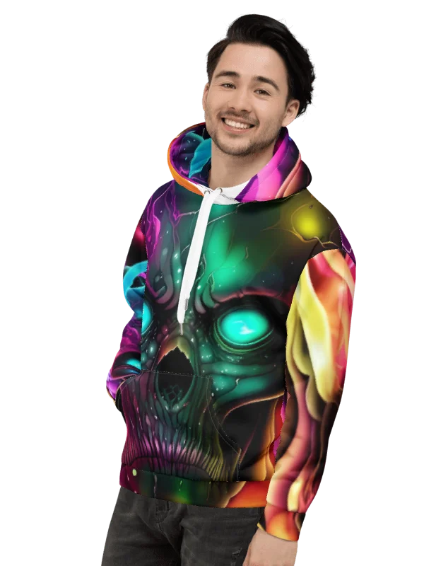 Neon Skull Dreams Hoodie product image (1)