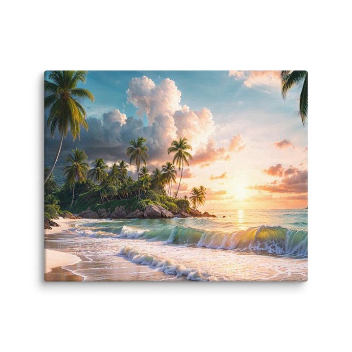 White Sand Beach Sunrise Serenity product image (2)