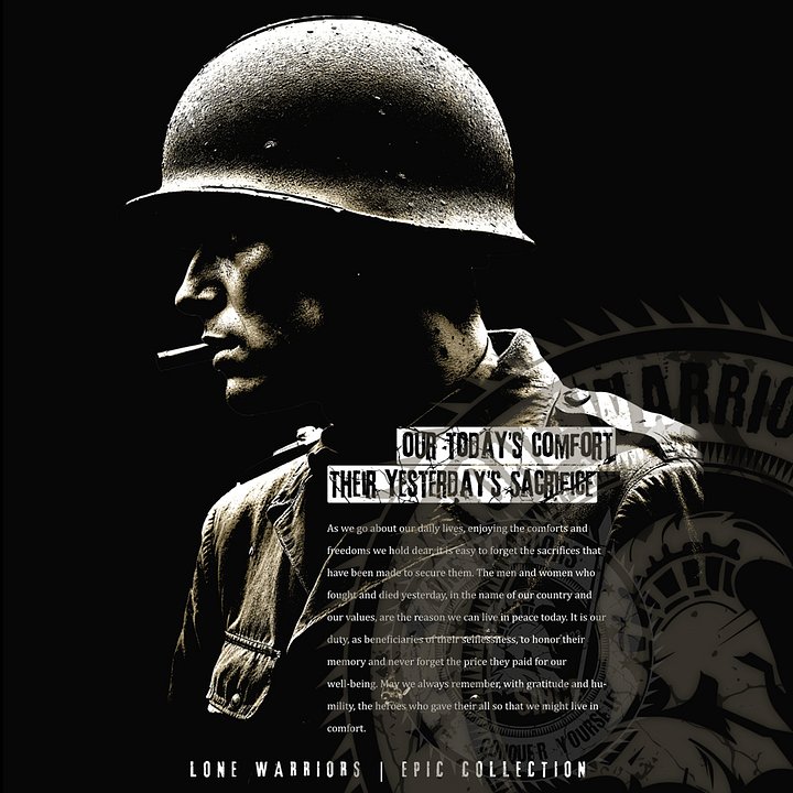 Our Today's Comfort - Their Yesterday's Sacrifice product image (1)