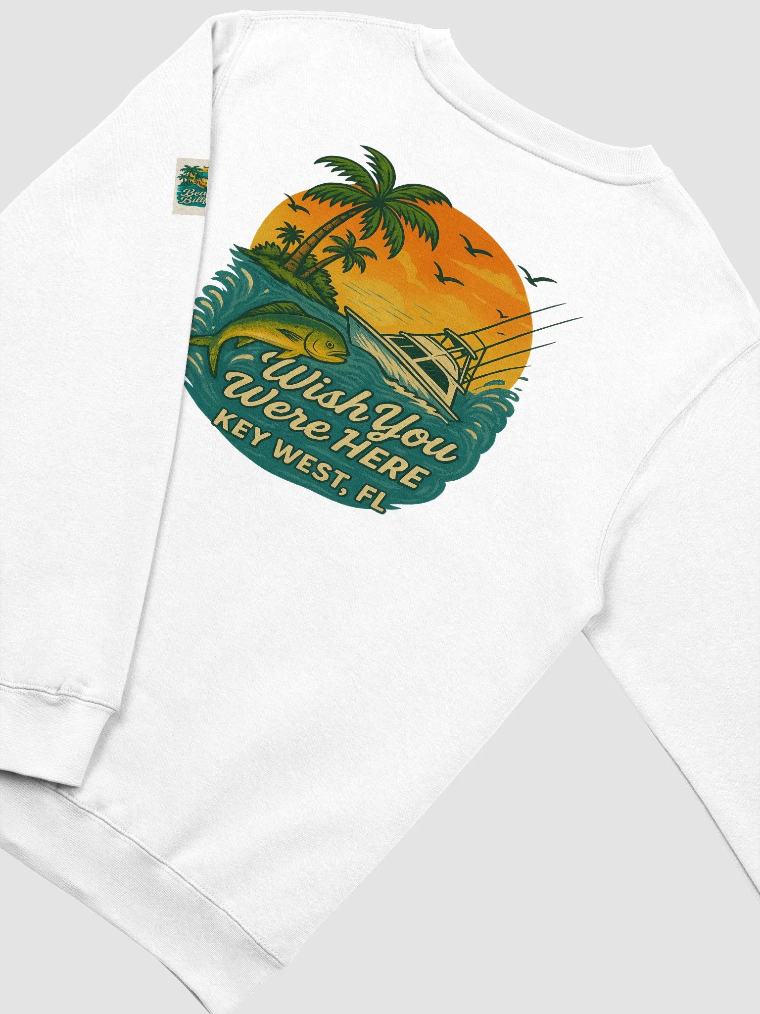 Sunset Billfisher Crewneck Sweatshirt product image (3)