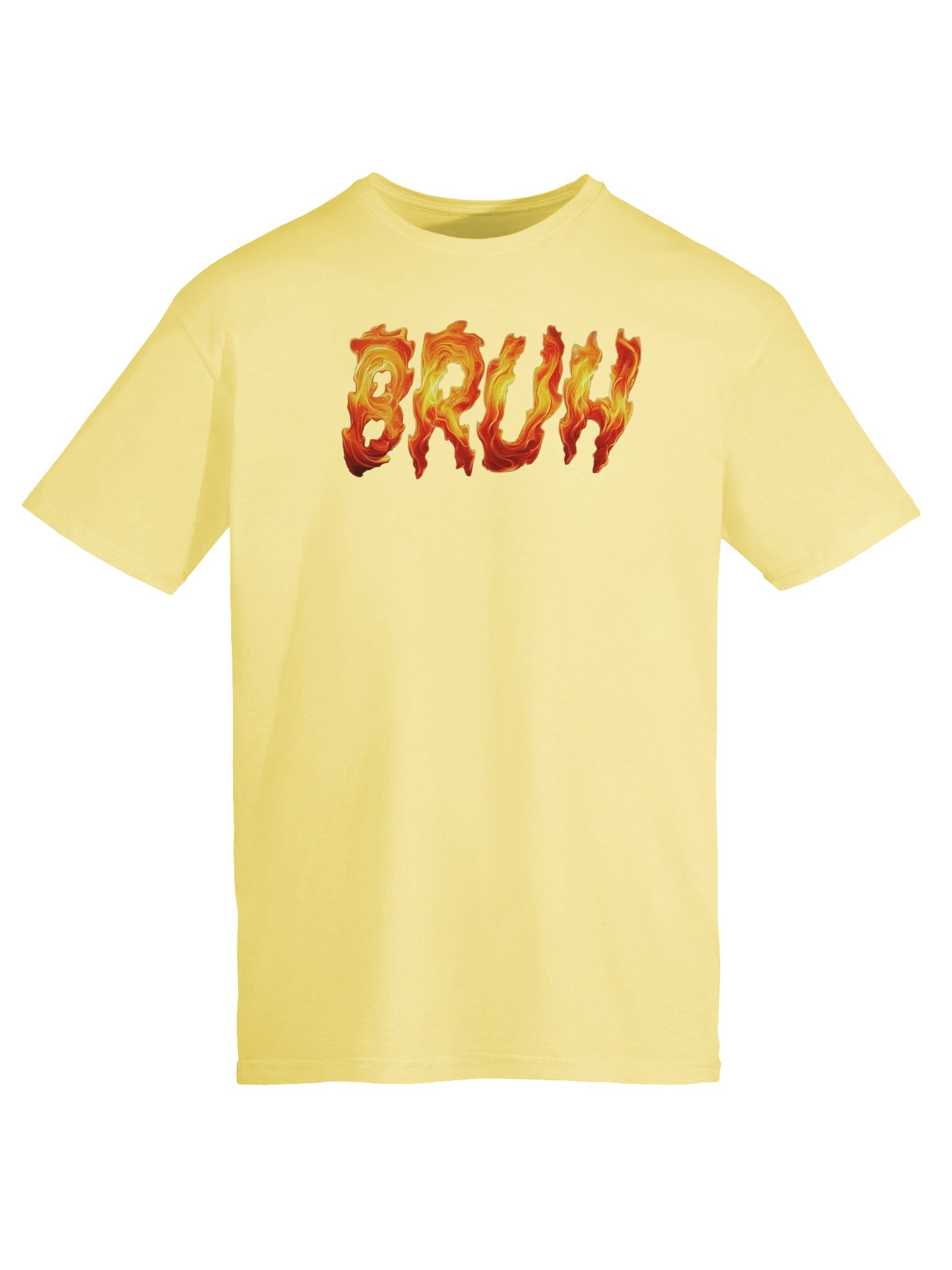 Flaming BRUH Unisex T-Shirt product image (23)