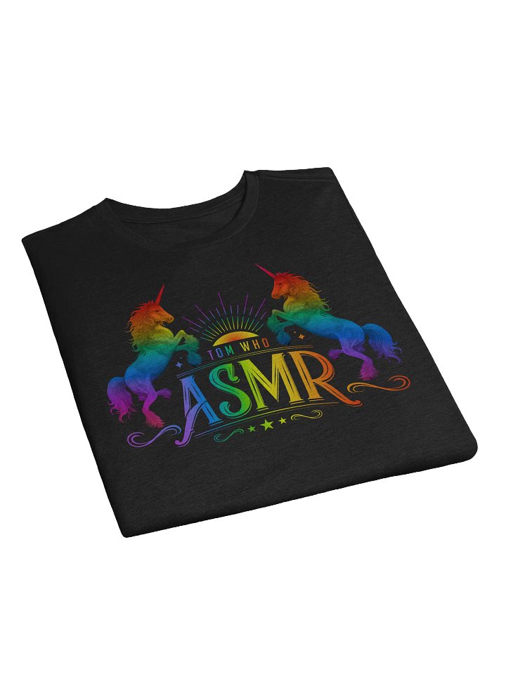 ASMR Unicorns Rainbow / Fitted Tee product image (2)