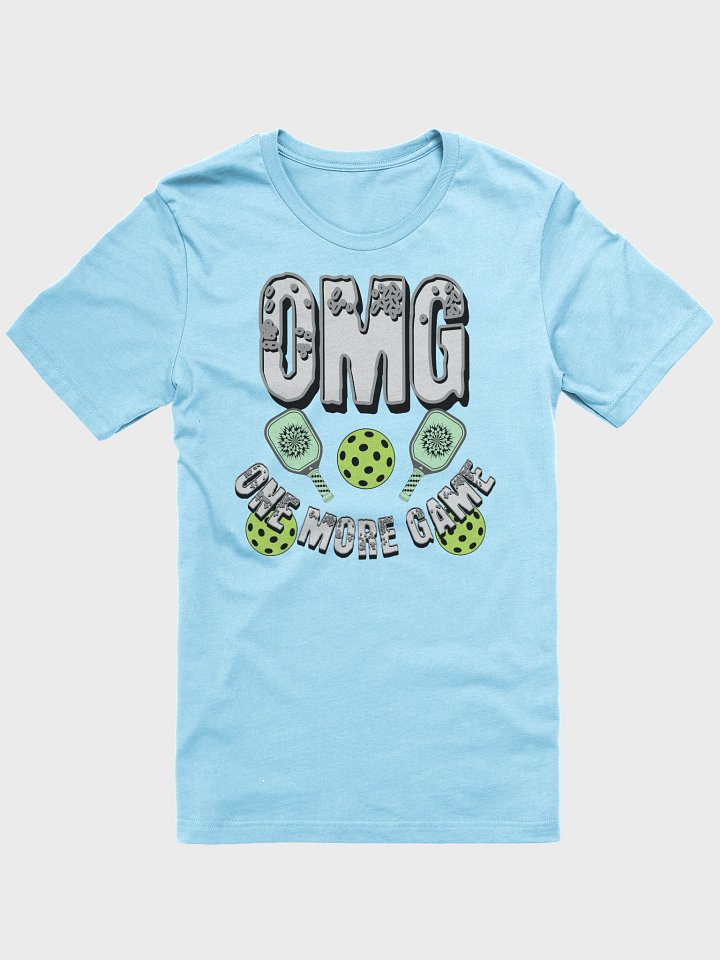 OMG One More Game Pickleball Block Distressed T-Shirt product image (1)