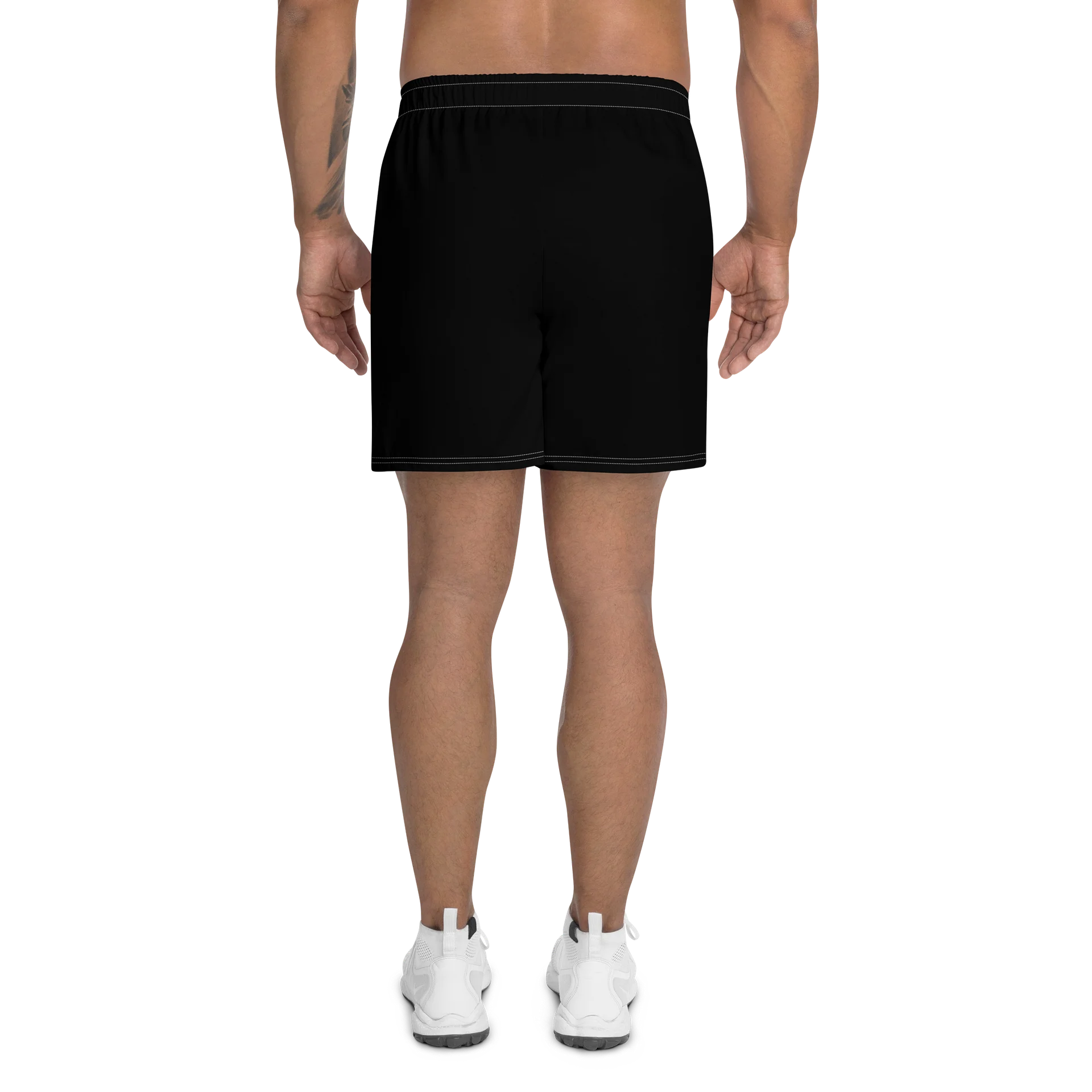 YOU IDIOT Gold Text Athletic Shorts product image (4)