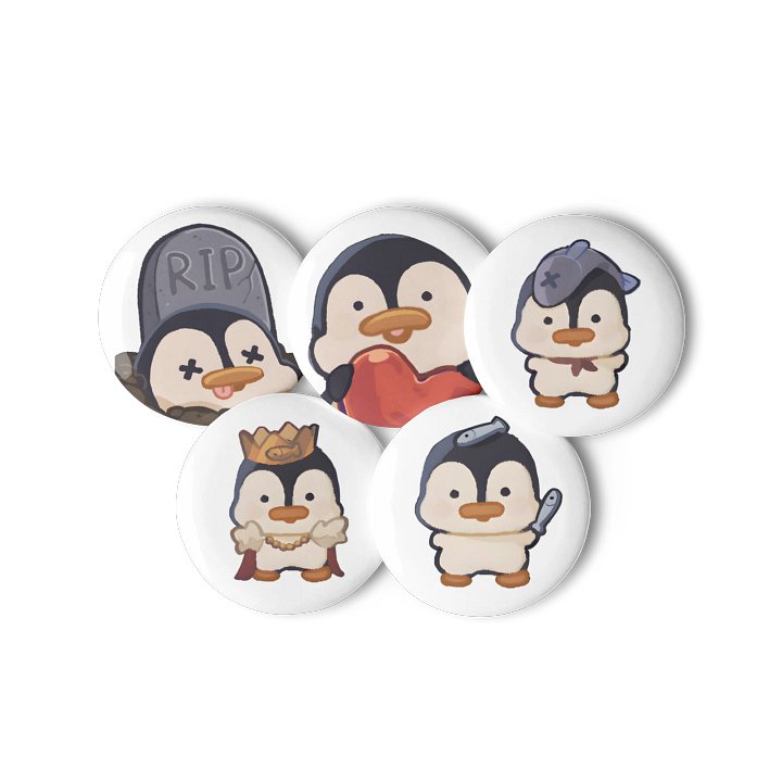 Penguin Pin Buttons product image (2)
