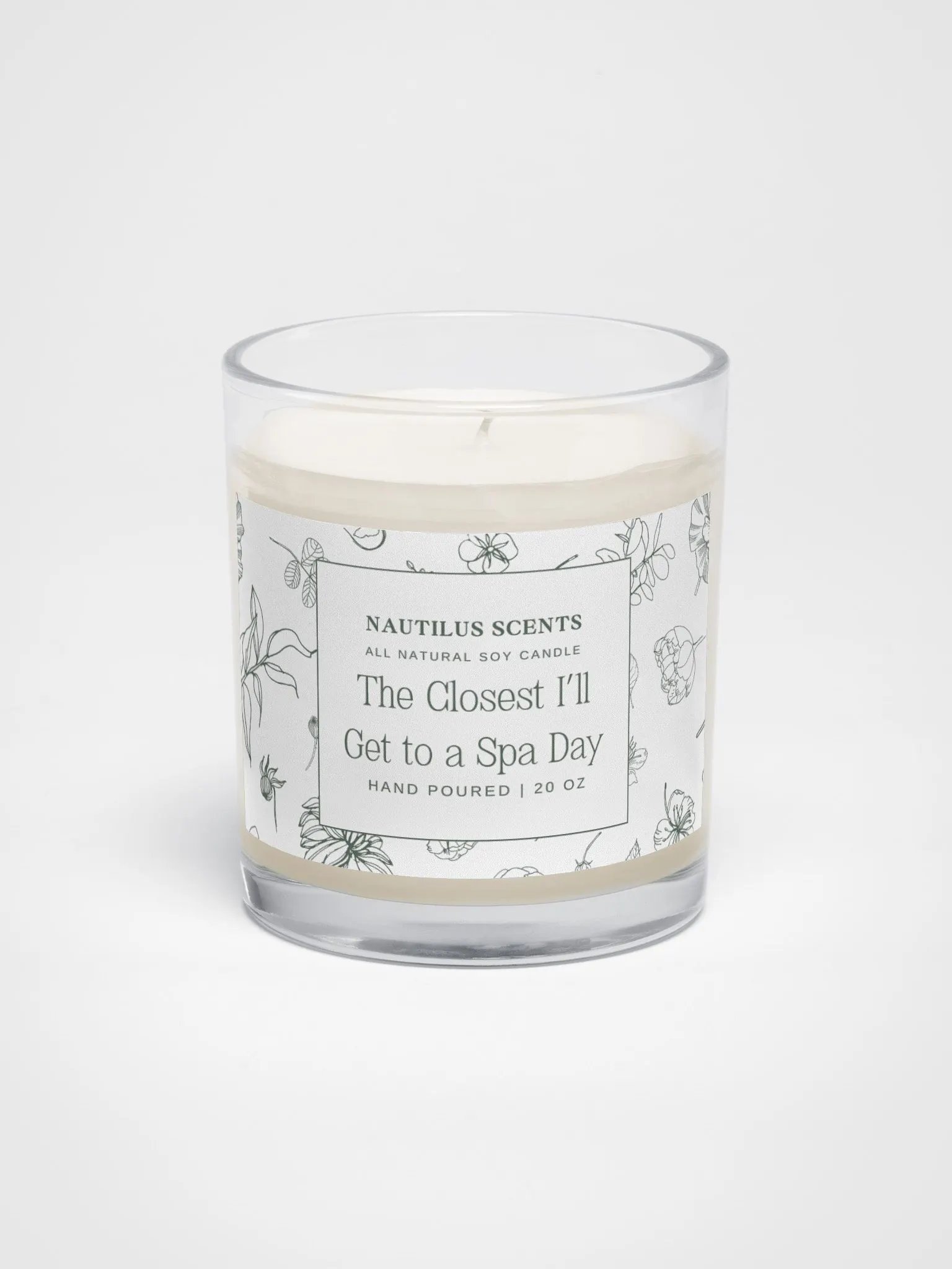 Spa Day in a Jar Soy Wax Candle product image (1)