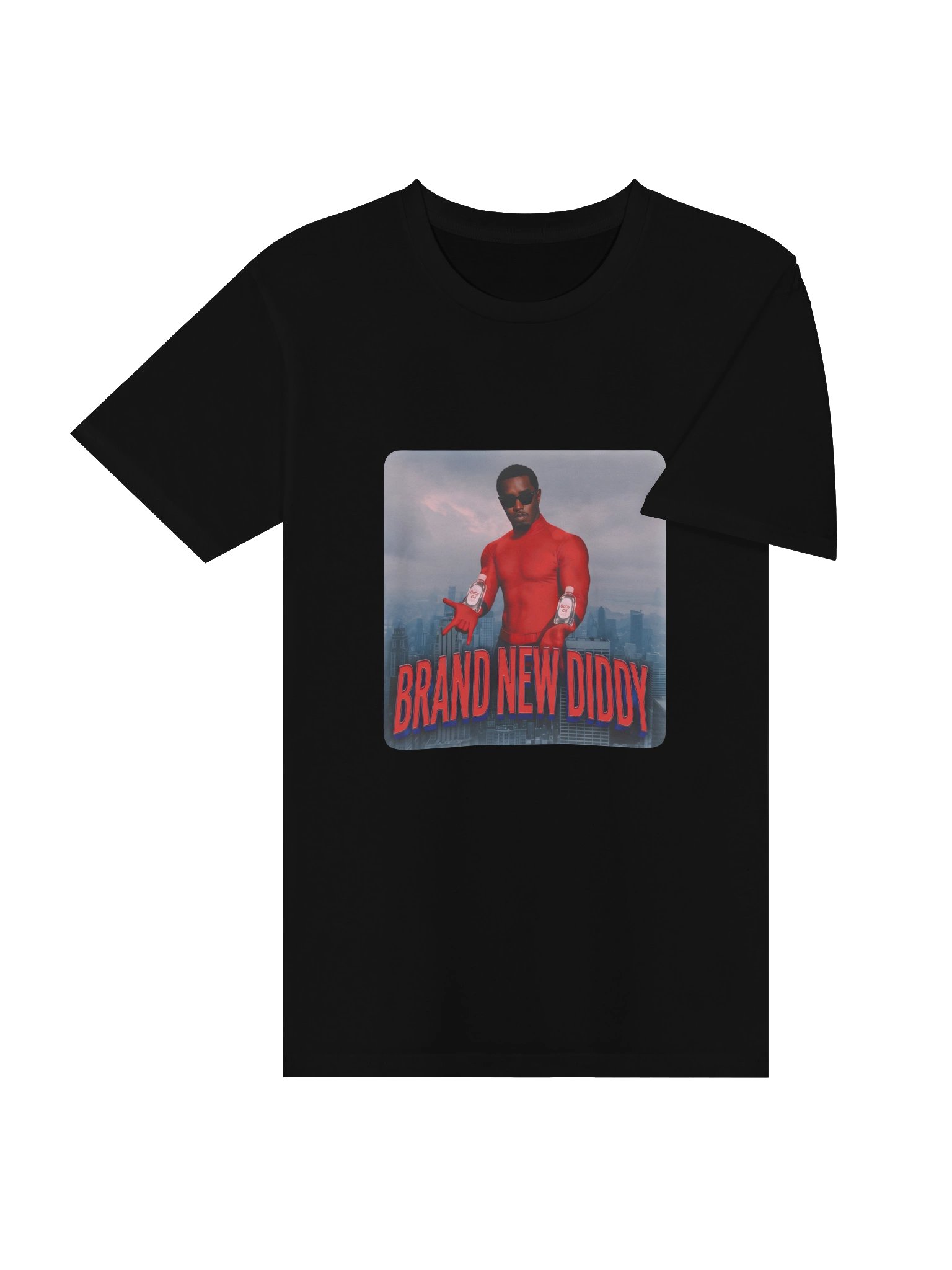 Brand New Diddy Graphic T-Shirt – Funny Parody Tee with Baby Oil product image (7)