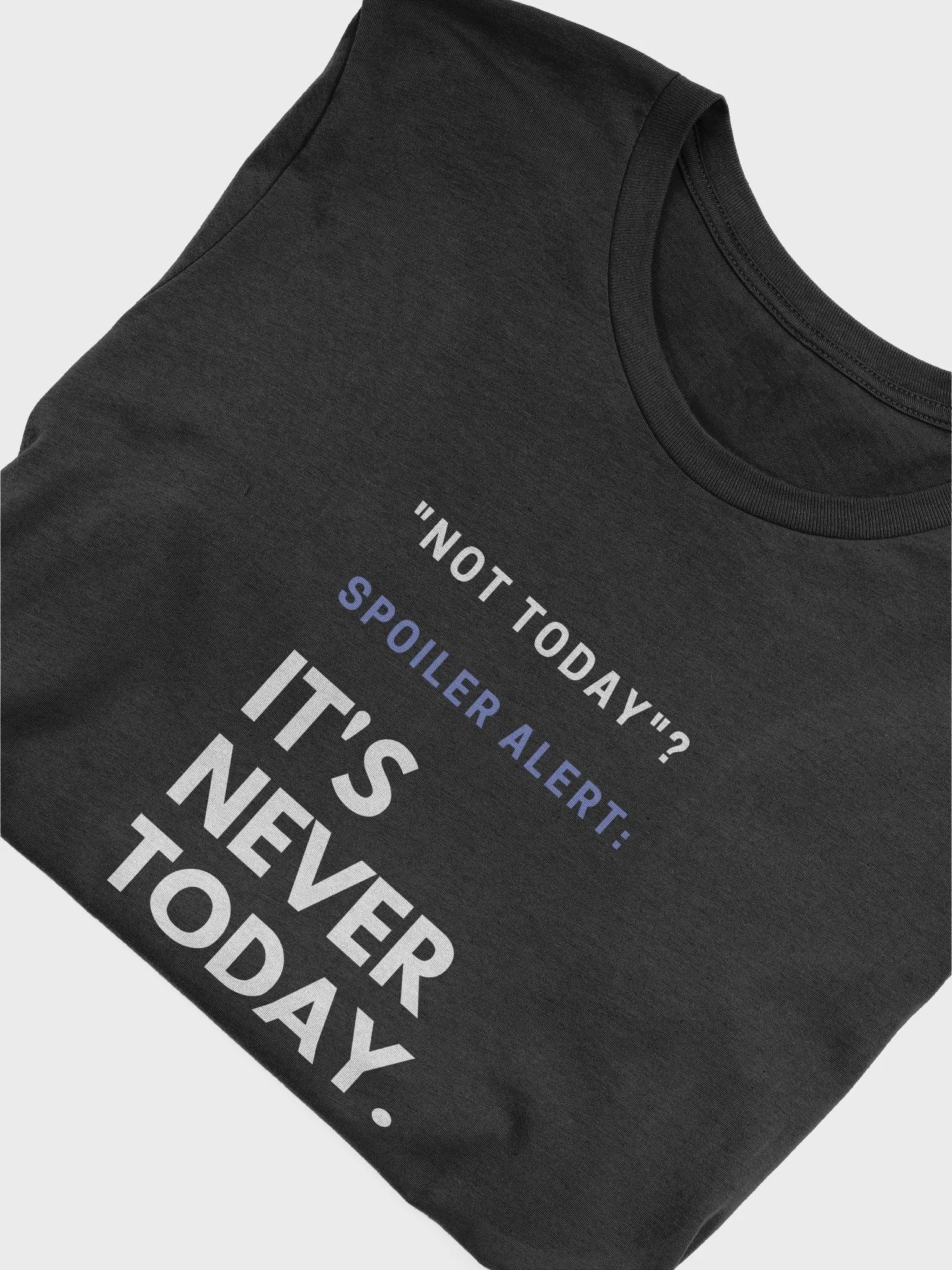 Not Today. (shirt light text.) product image (4)