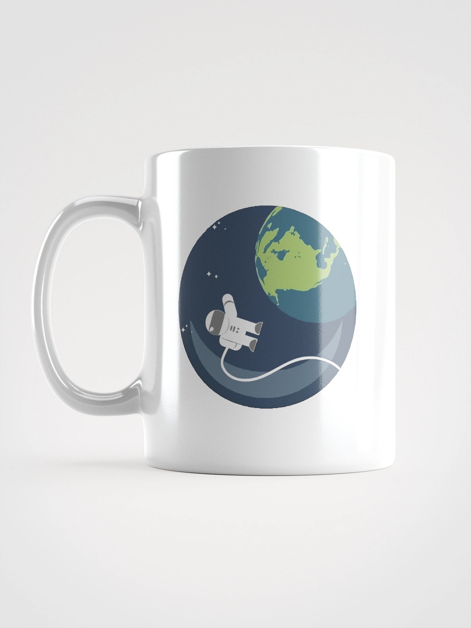 GeorgeInSpace White Glossy Mug product image (2)