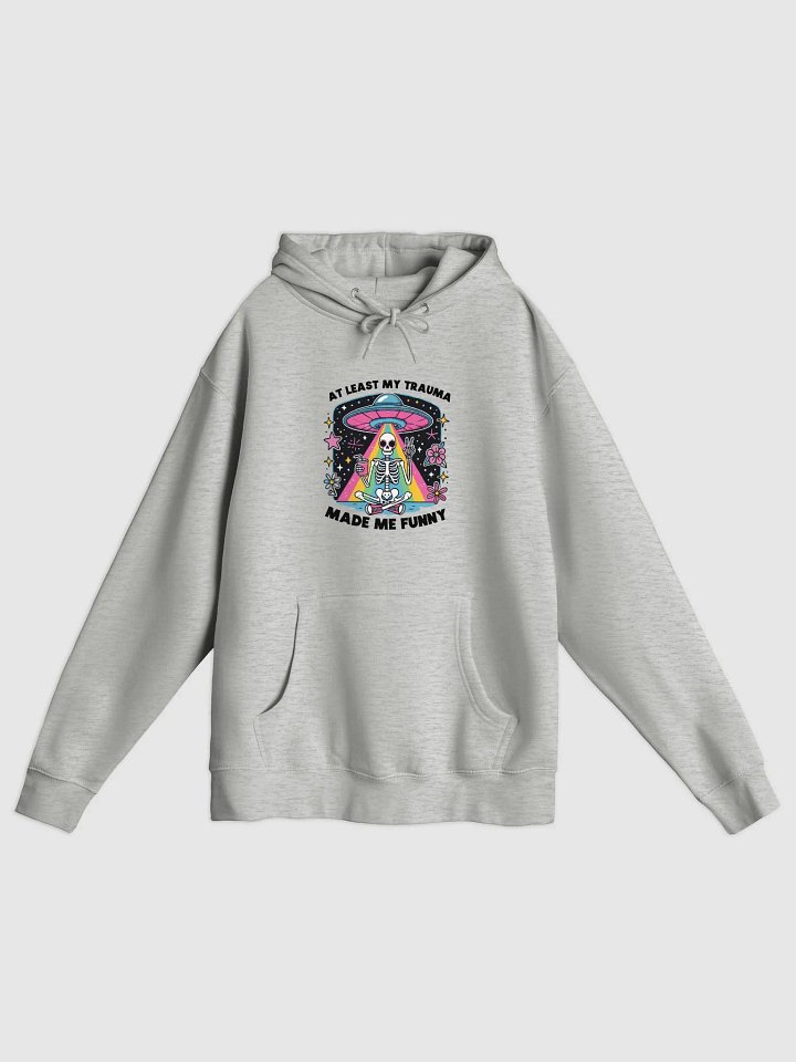 Whimsical Skeleton UFO Hoodie product image (1)