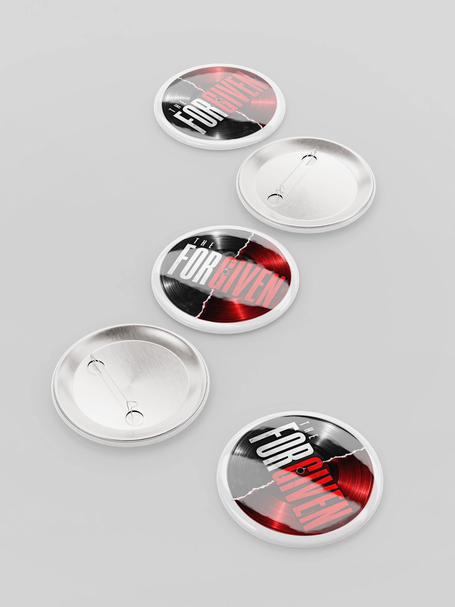 The Forgiven - Pin Buttons product image (4)