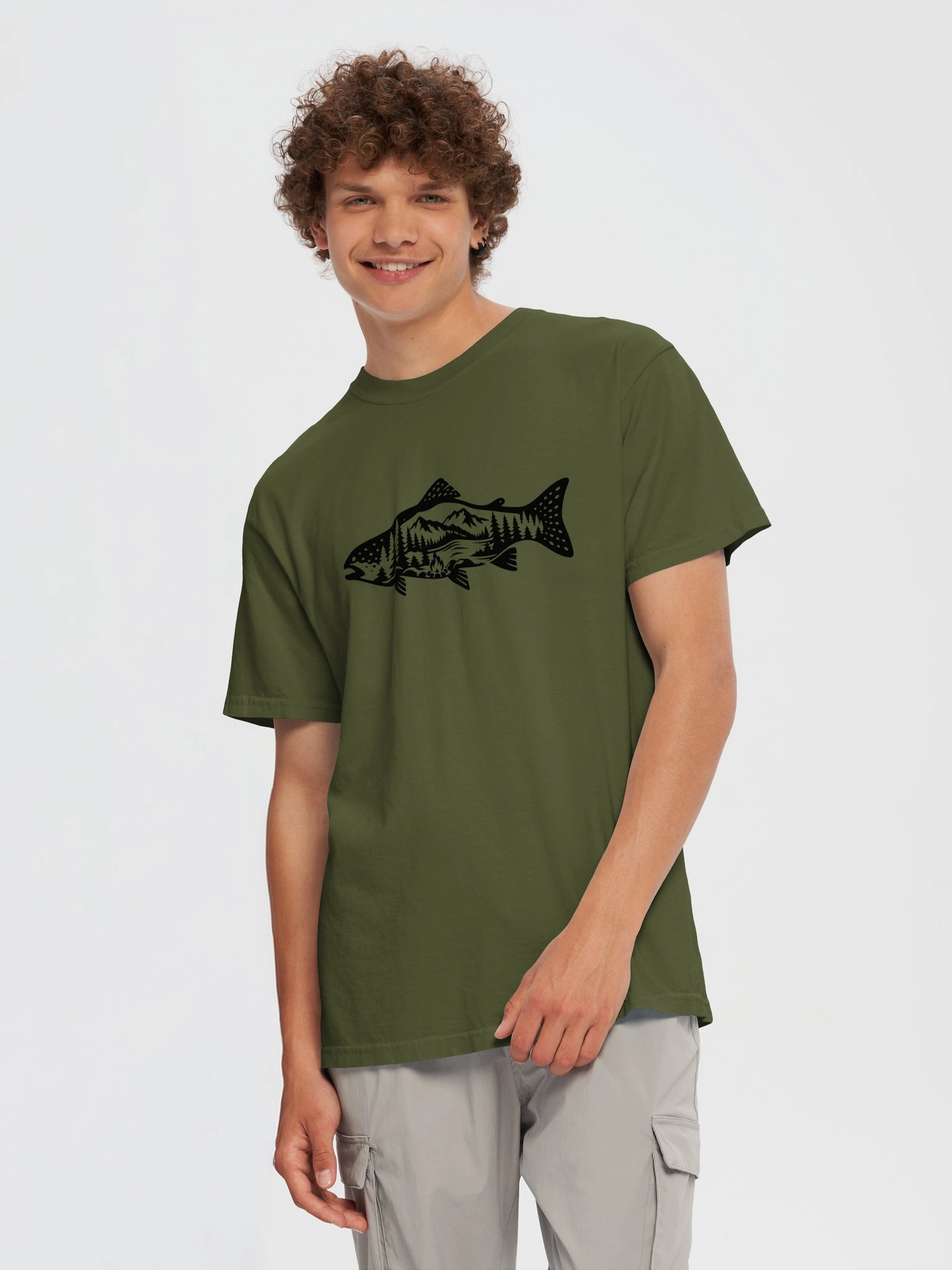 Trout Silhouette w/ Northwoods Wilderness product image (5)