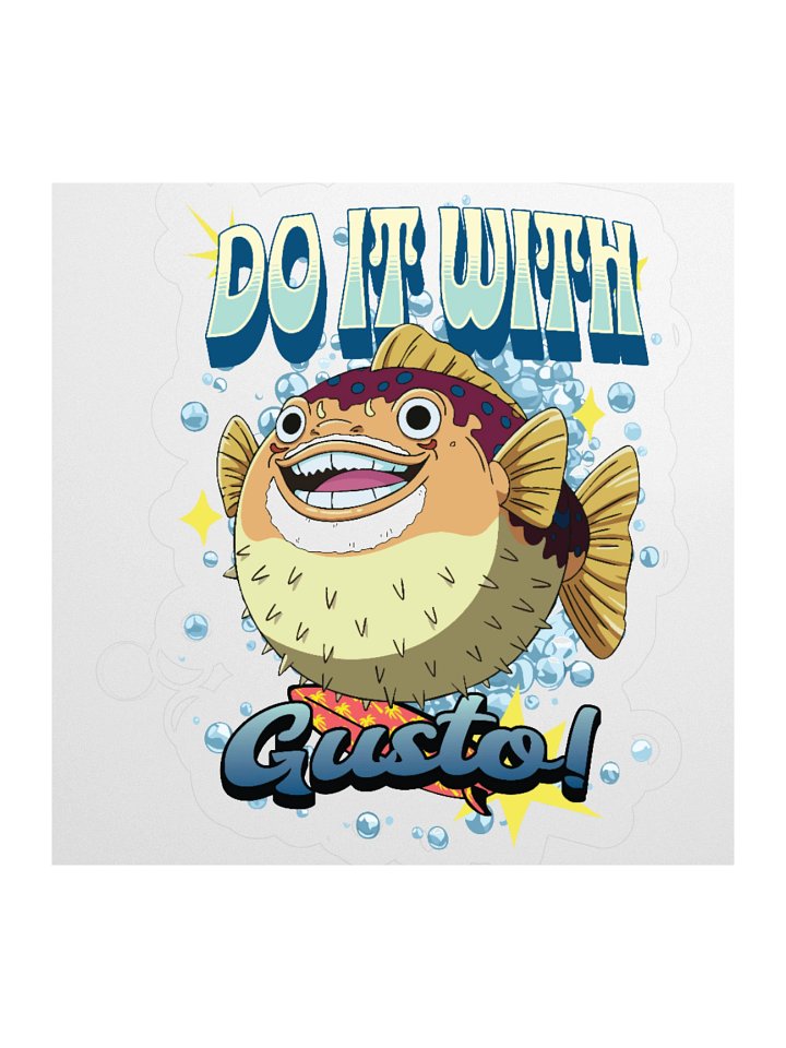 A Gusto Sticker! product image (2)