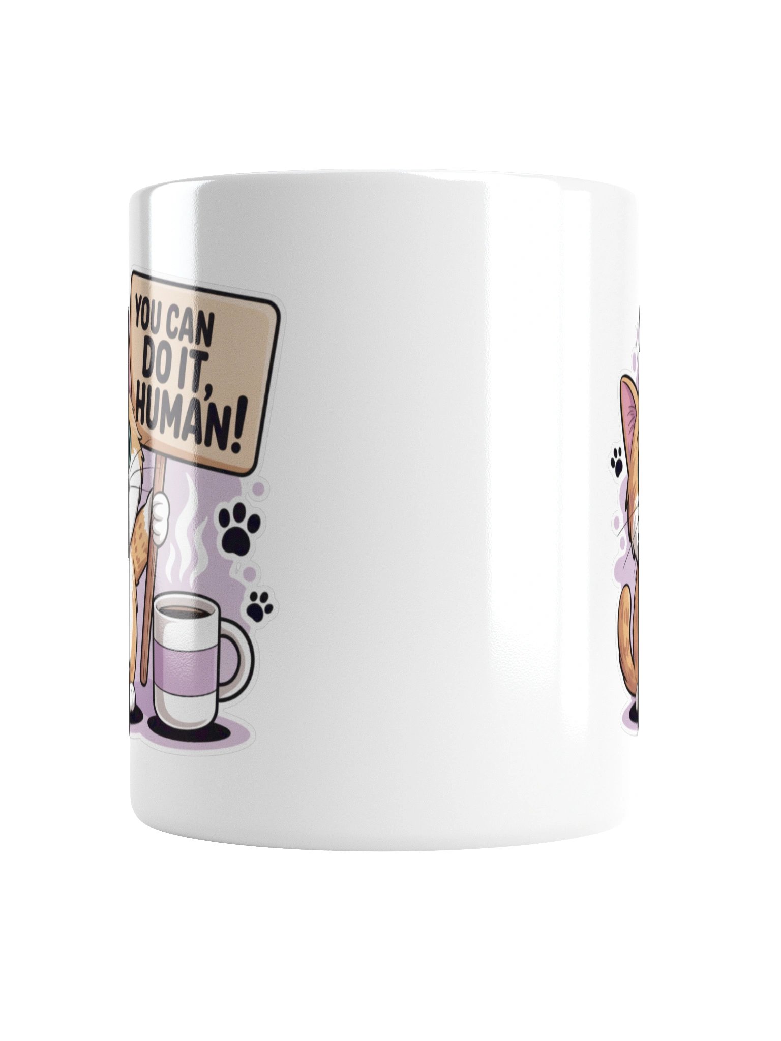 Meowtivation Inside Cat Coffee Mug – Uplifting Cat Lover Gift product image (5)