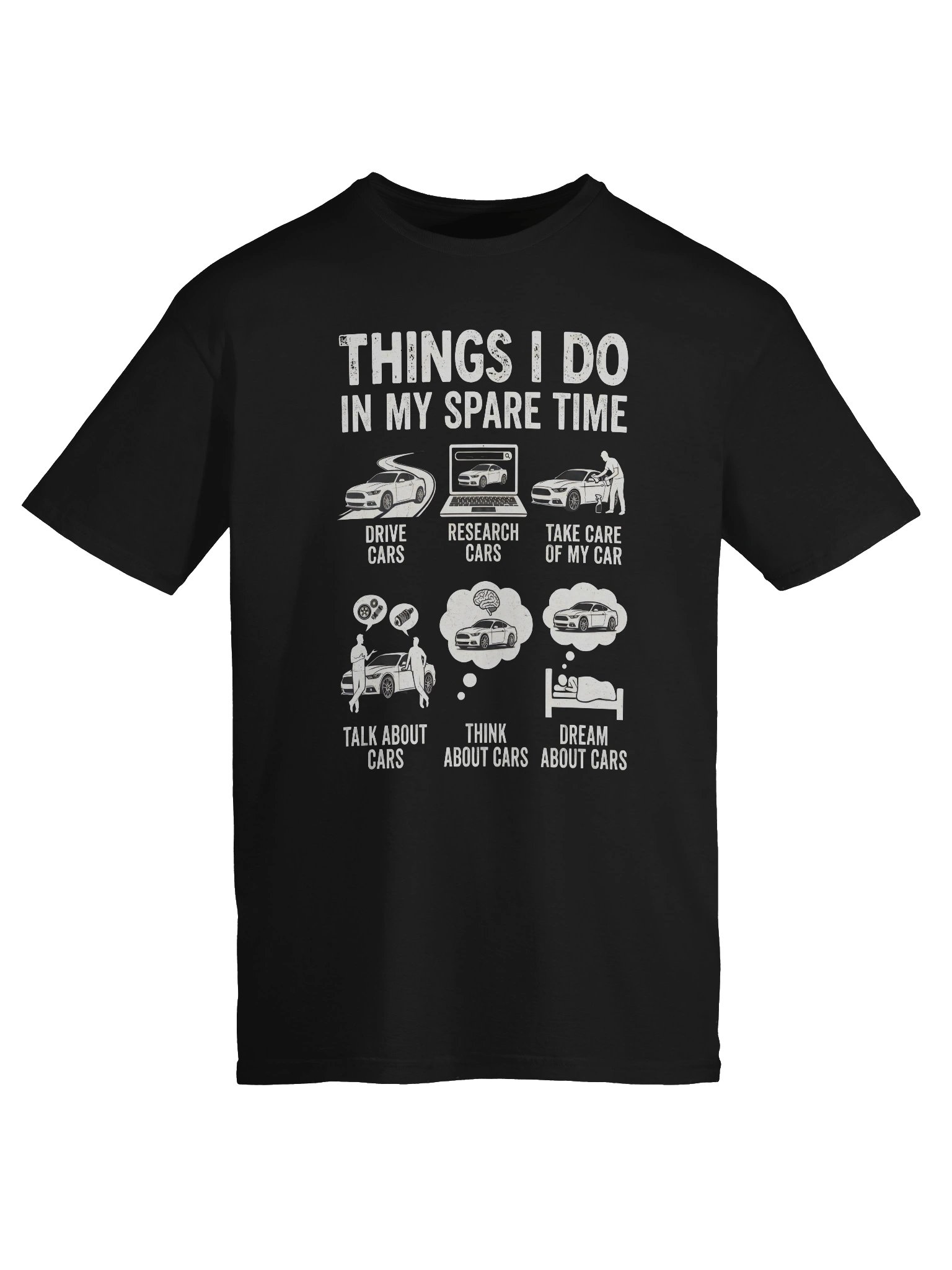 Funny Car Guy T-Shirt: Things I Do In My Spare Time product image (5)
