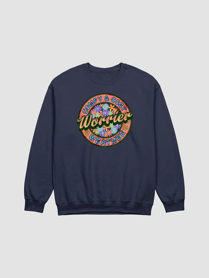 Worrier Comfy And Cozy Weather Whimsical Crewneck Sweatshirt product image (13)