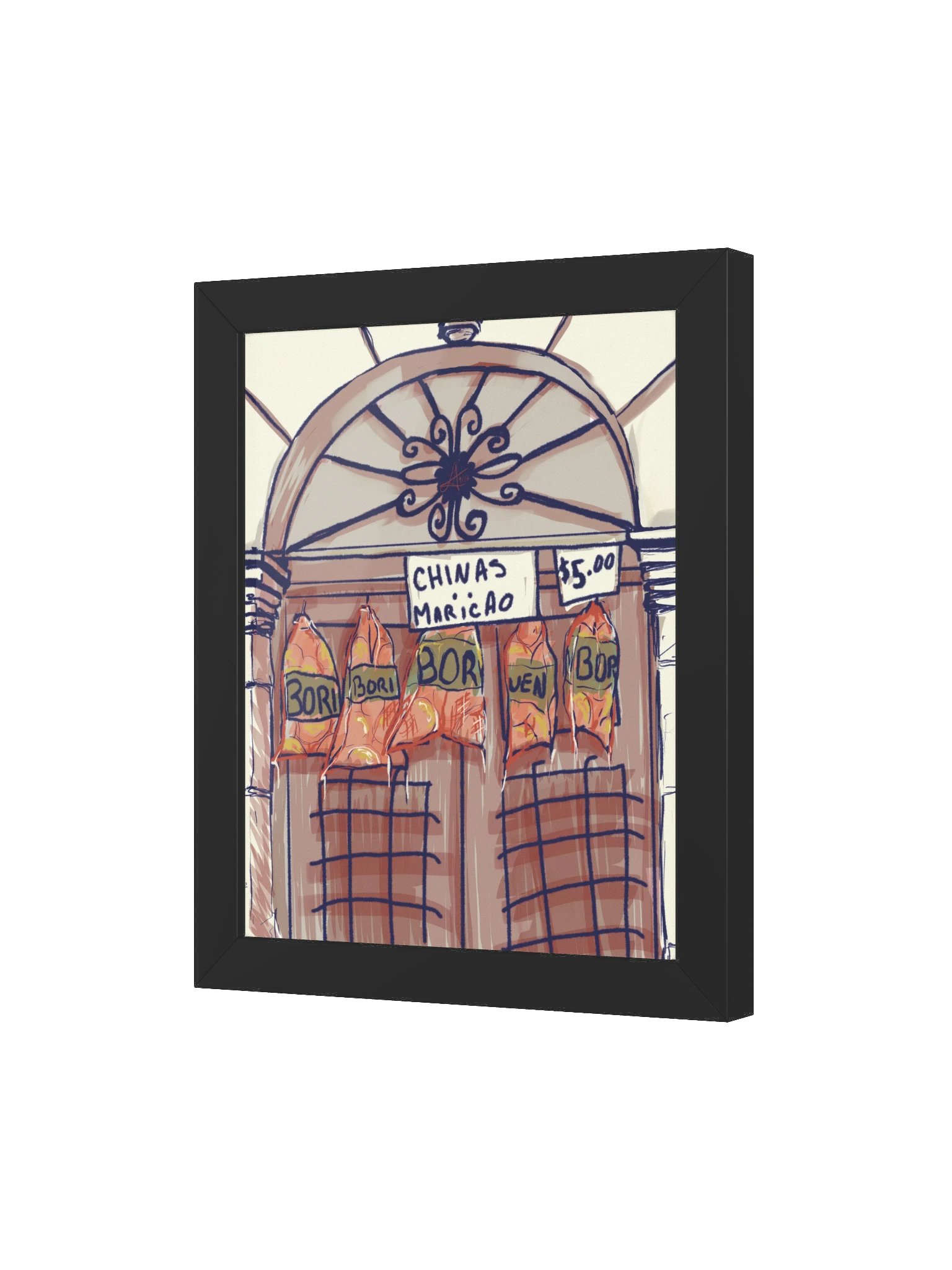 Chinas por $5 | Sin fruta, no hay vida Framed Art Print product image (19)