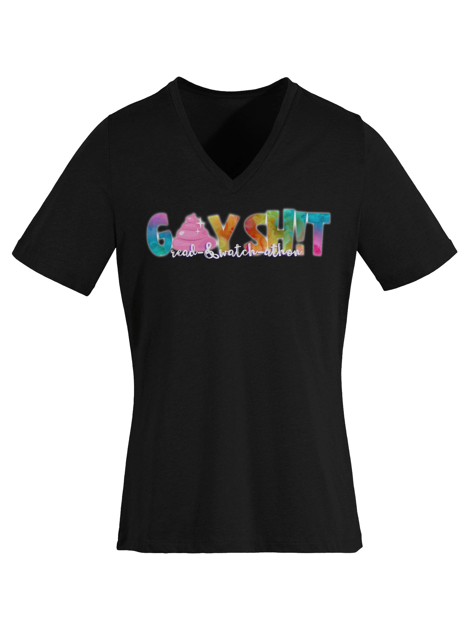 GAY SH!T Women's Relaxed V-Neck Tee product image (6)