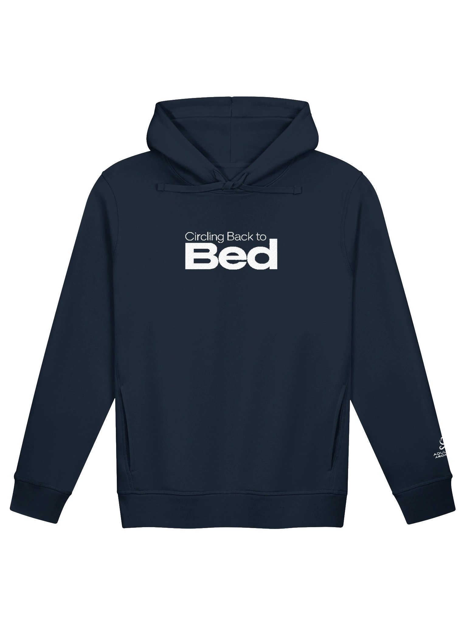 “Circling Back to Bed” — Unisex Organic Side Pocket Hoodie product image (2)