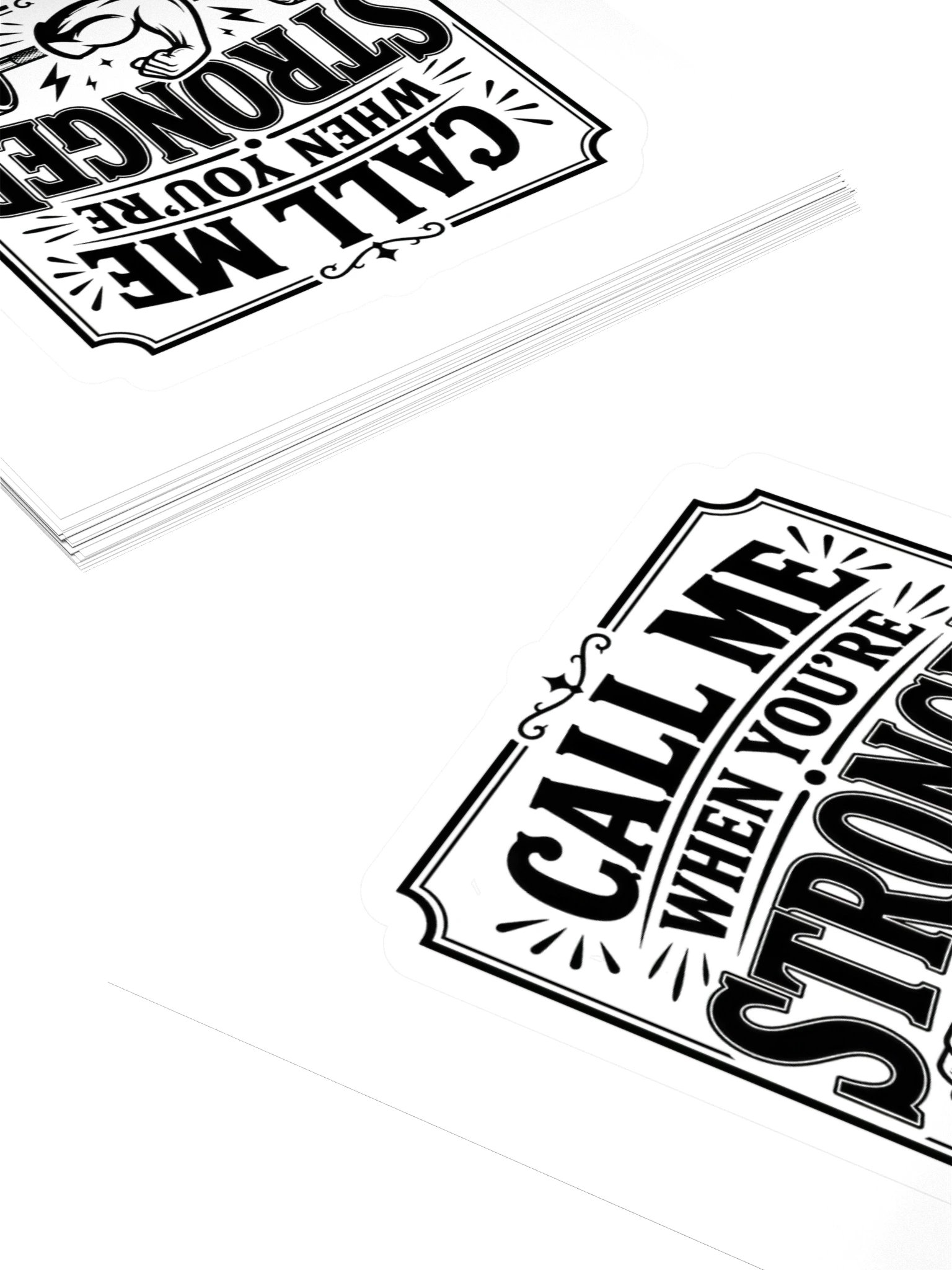 Call Me When You're Stronger Sticker product image (4)
