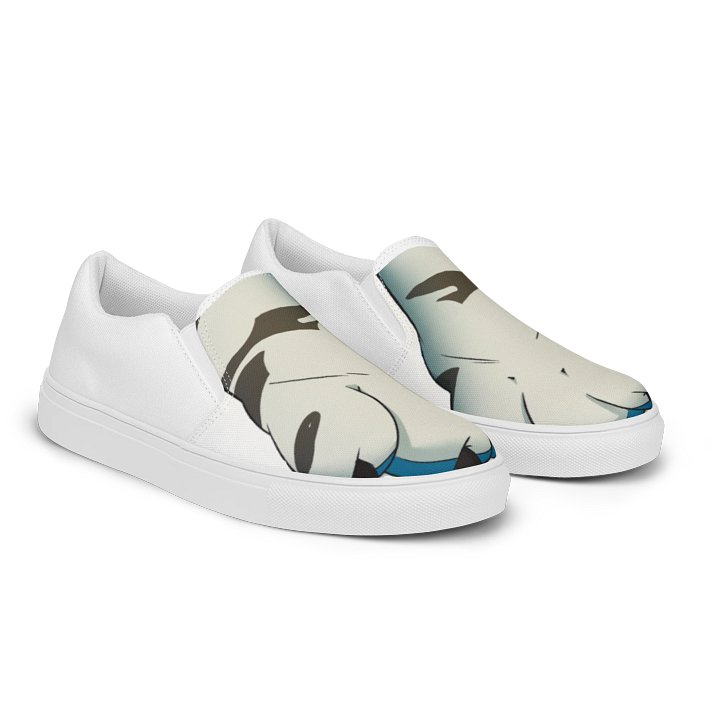 Tiger2Paws Men's Slip-On Canvas Shoes - White product image (2)