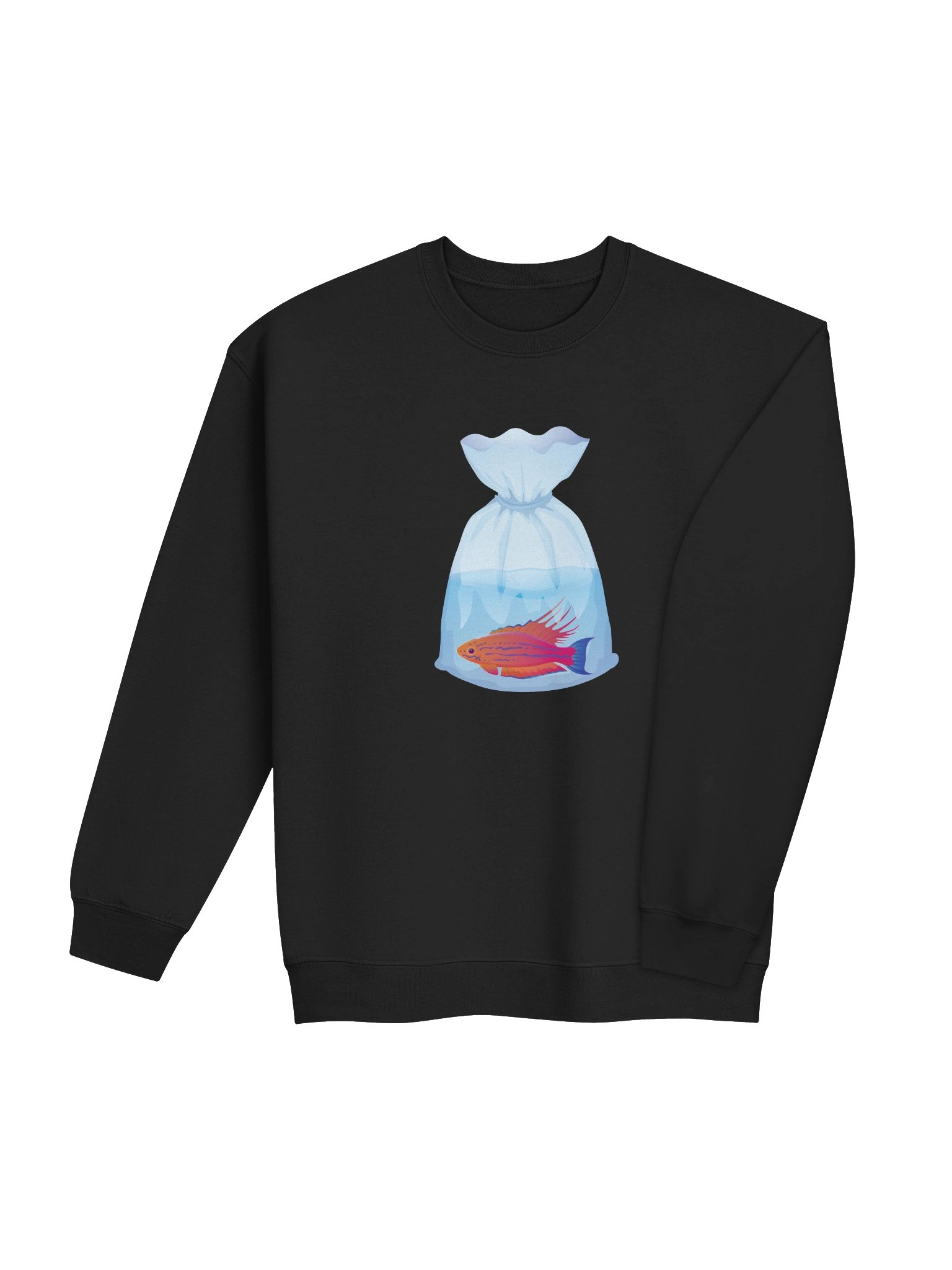 Flasher Wrasse Fish Bag Sweatshirt – Funny Reef Tank & Saltwater Aquarium Graphic Sweatshirt product image (21)