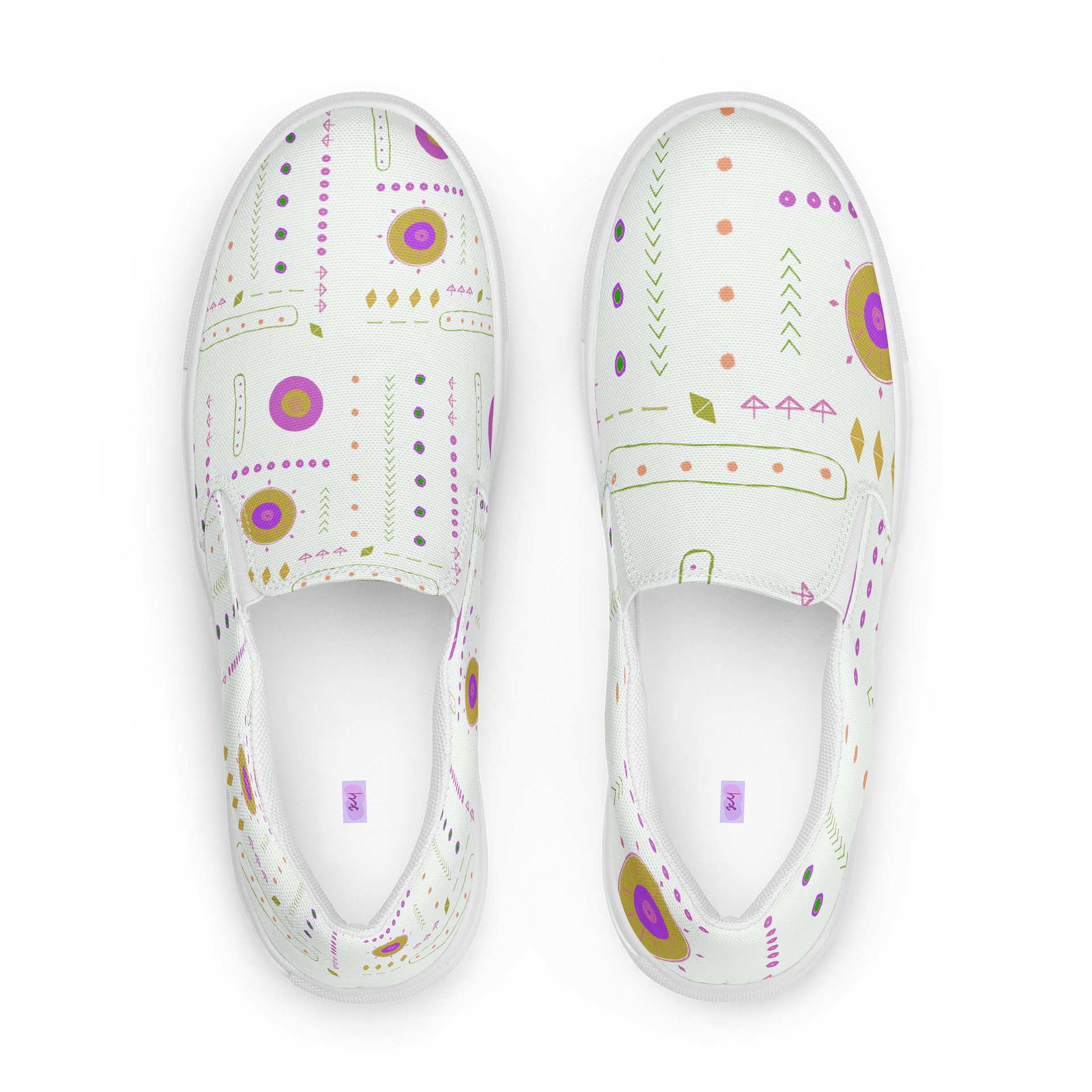Whimsical Asymmetrical Men's Slip-On Shoes product image (1)