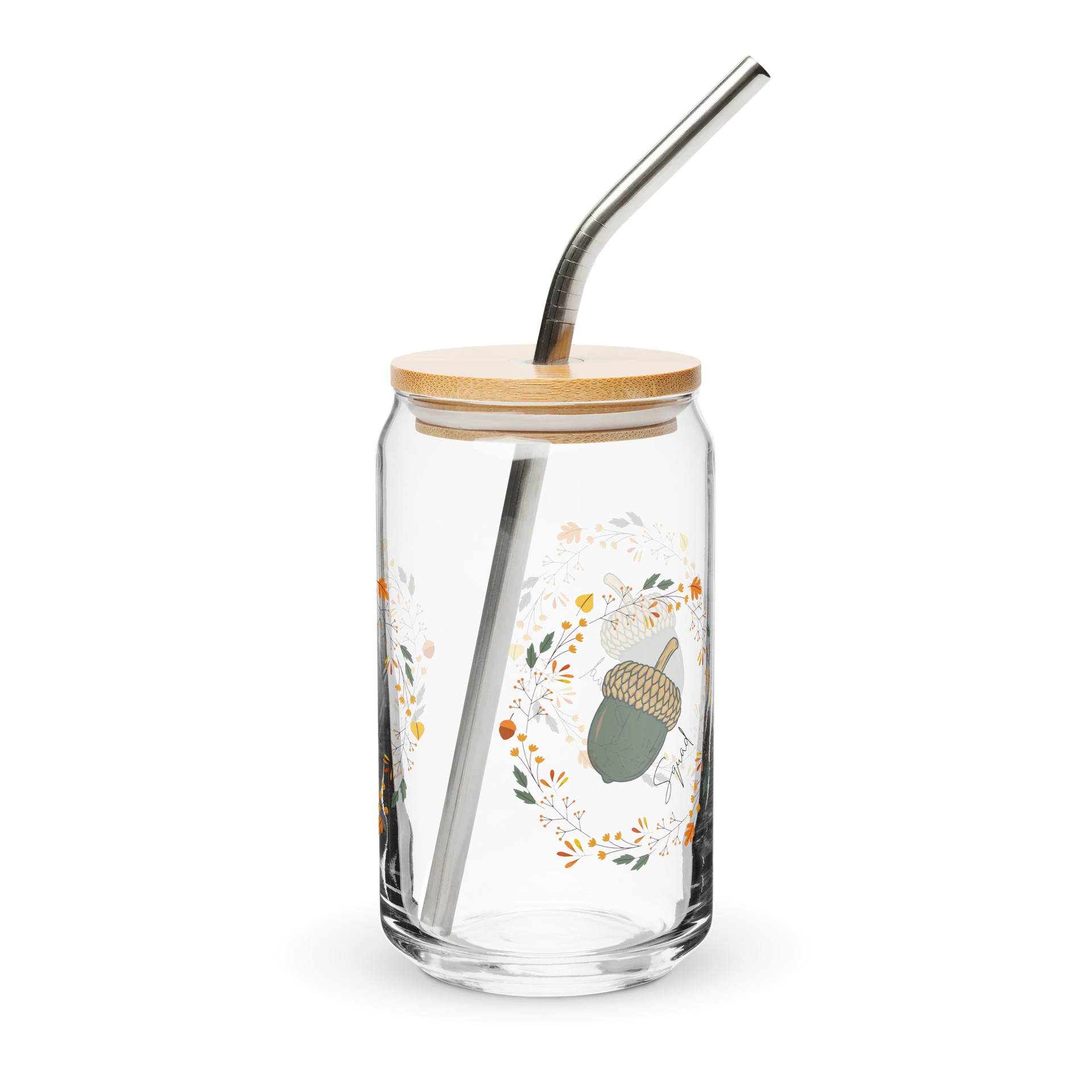 Squad Glass with Lid & Straw product image (3)