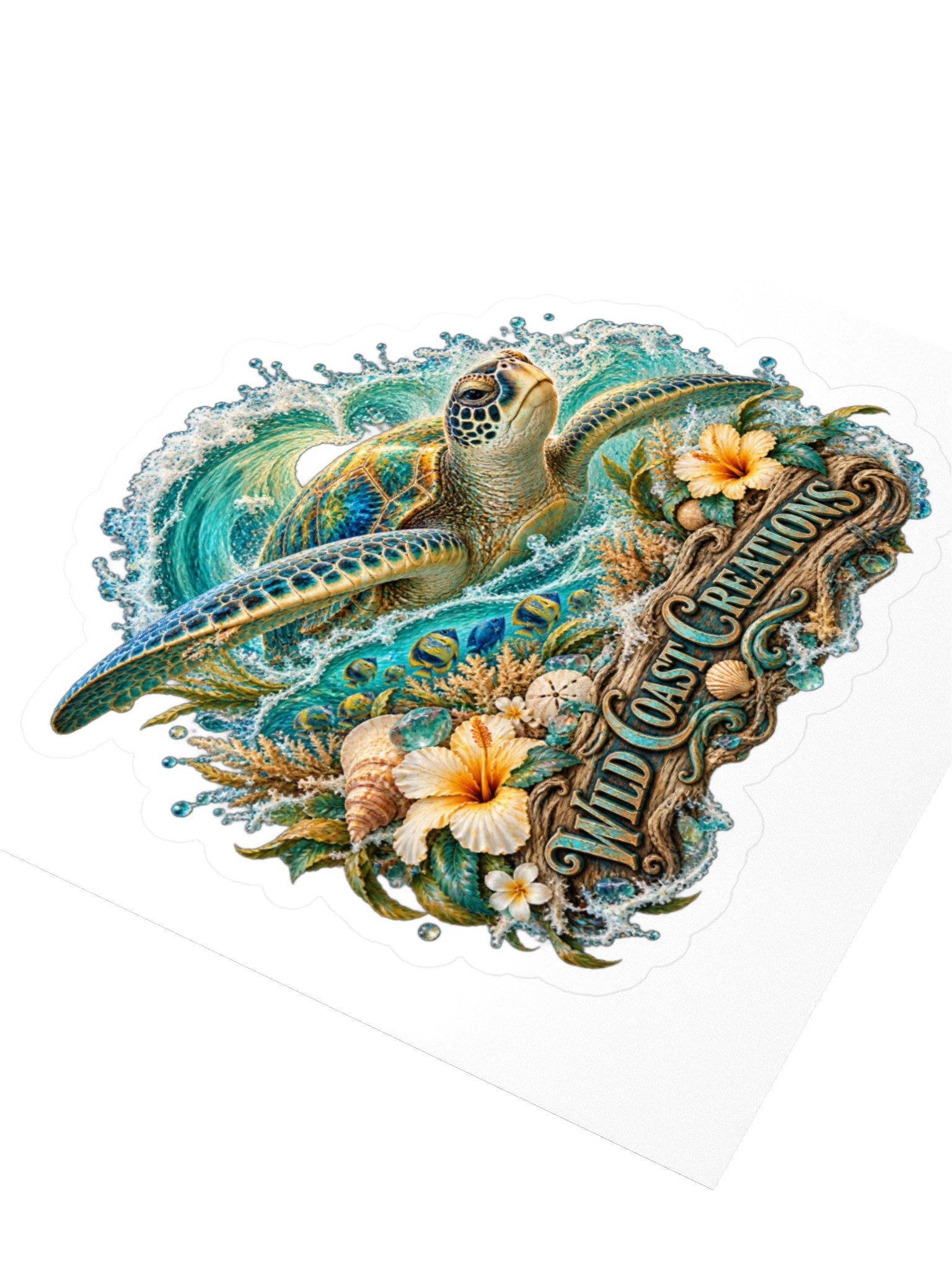 Wild Coast Creations Sea Turtle Sticker product image (3)