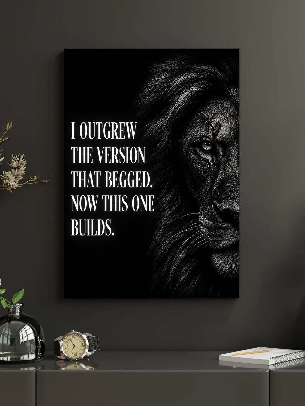 I Outgrew The Version That Begged. Wall Art Print product image (3)
