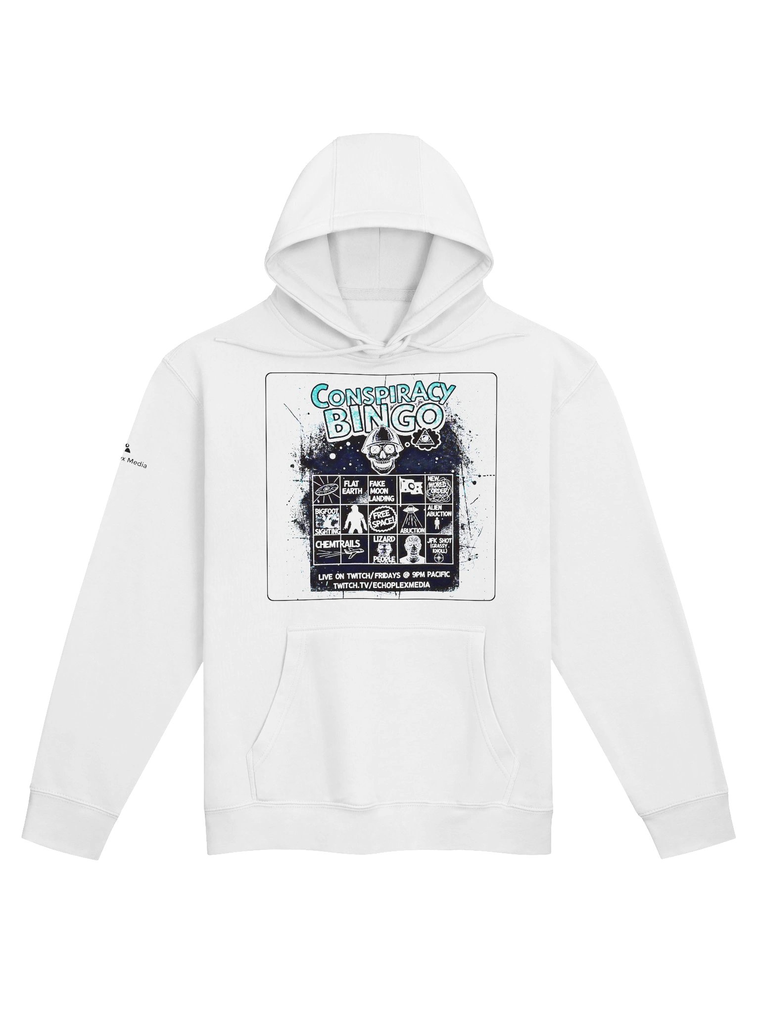 Conspiracy Bingo 2026 Pullover Hoodie - Light Colors product image (13)