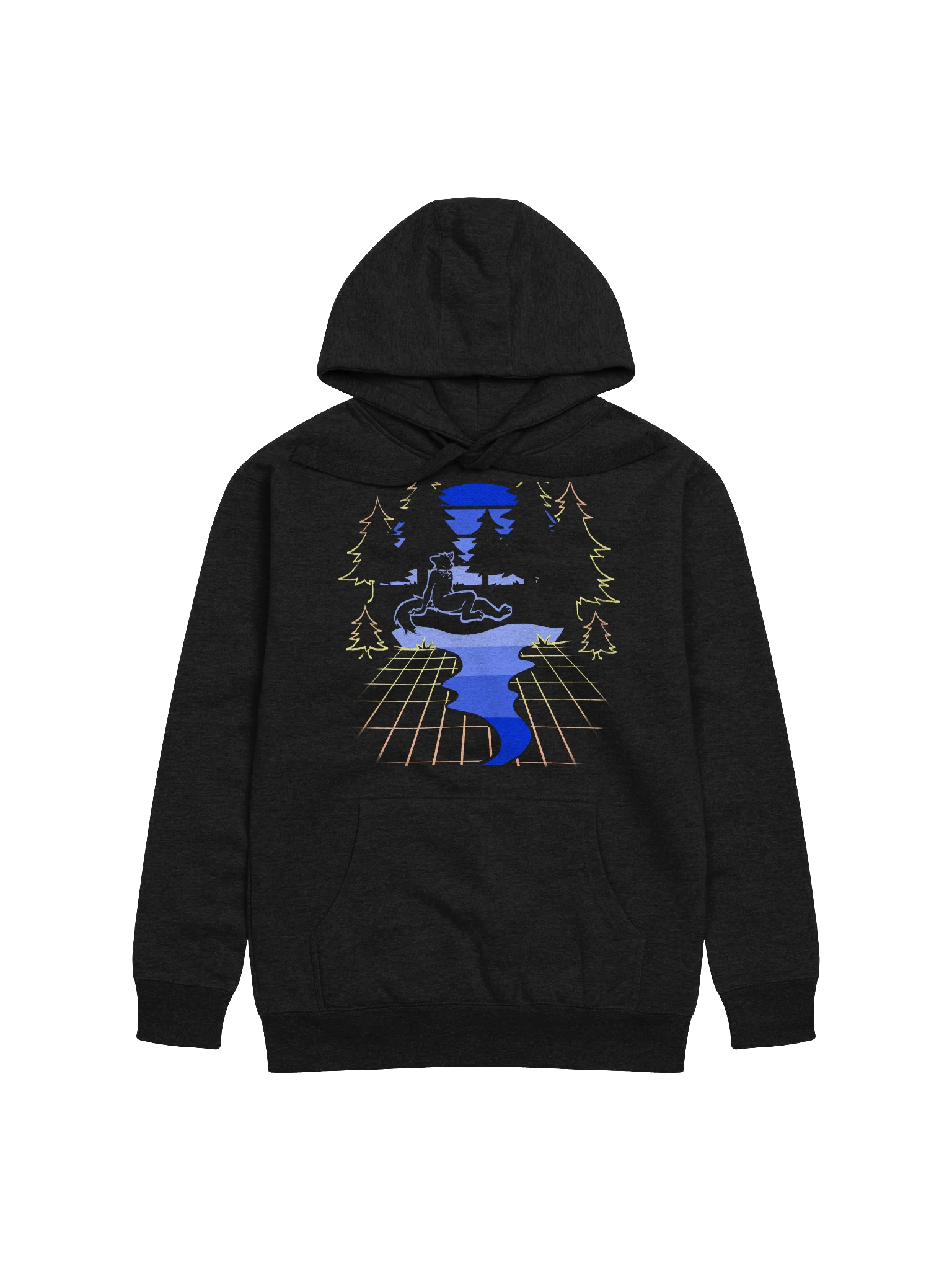 Vapourwave Skyks hoodie (dark edition) product image (1)