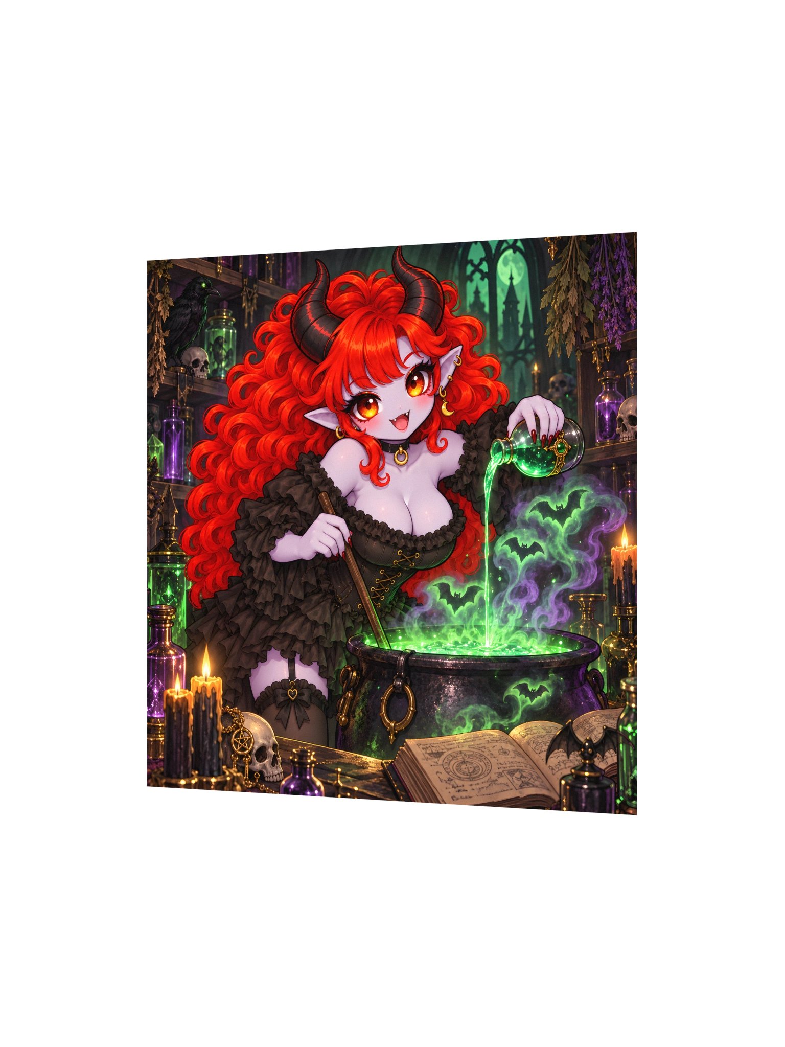 Gothic Demon Witch Alchemist Poster product image (3)
