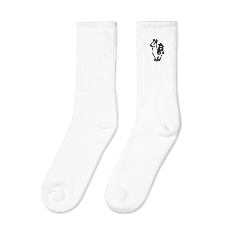 Alpaca Bitcoin Socks product image (2)