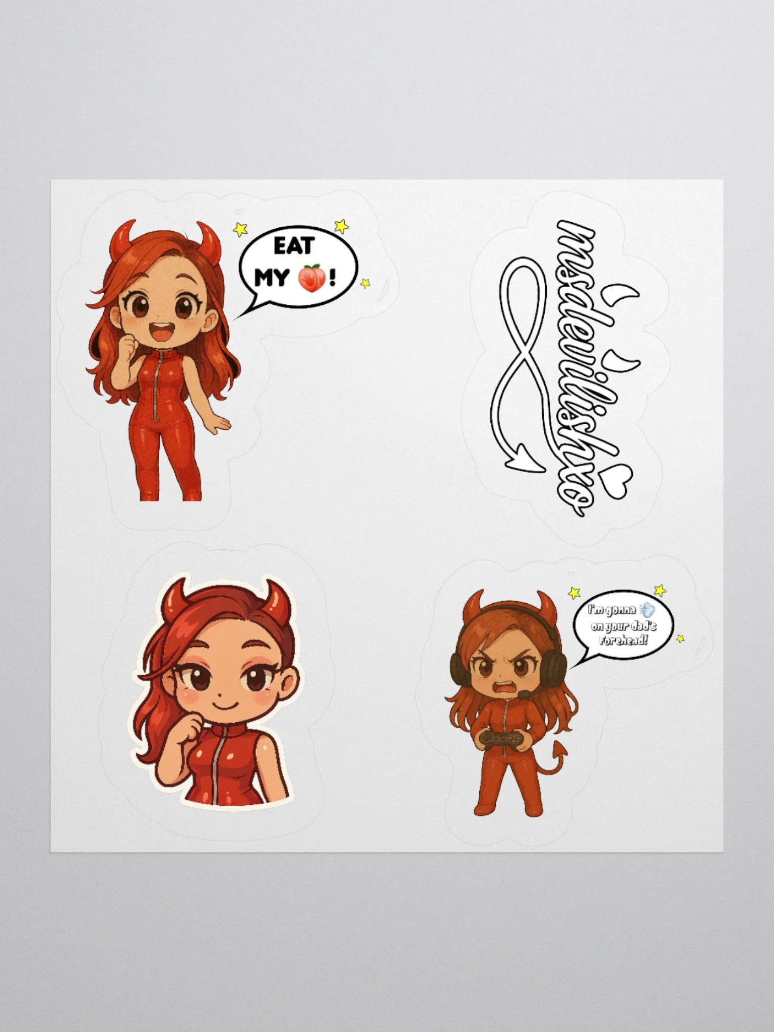 Devilishly Cute Sticker Sheet product image (3)